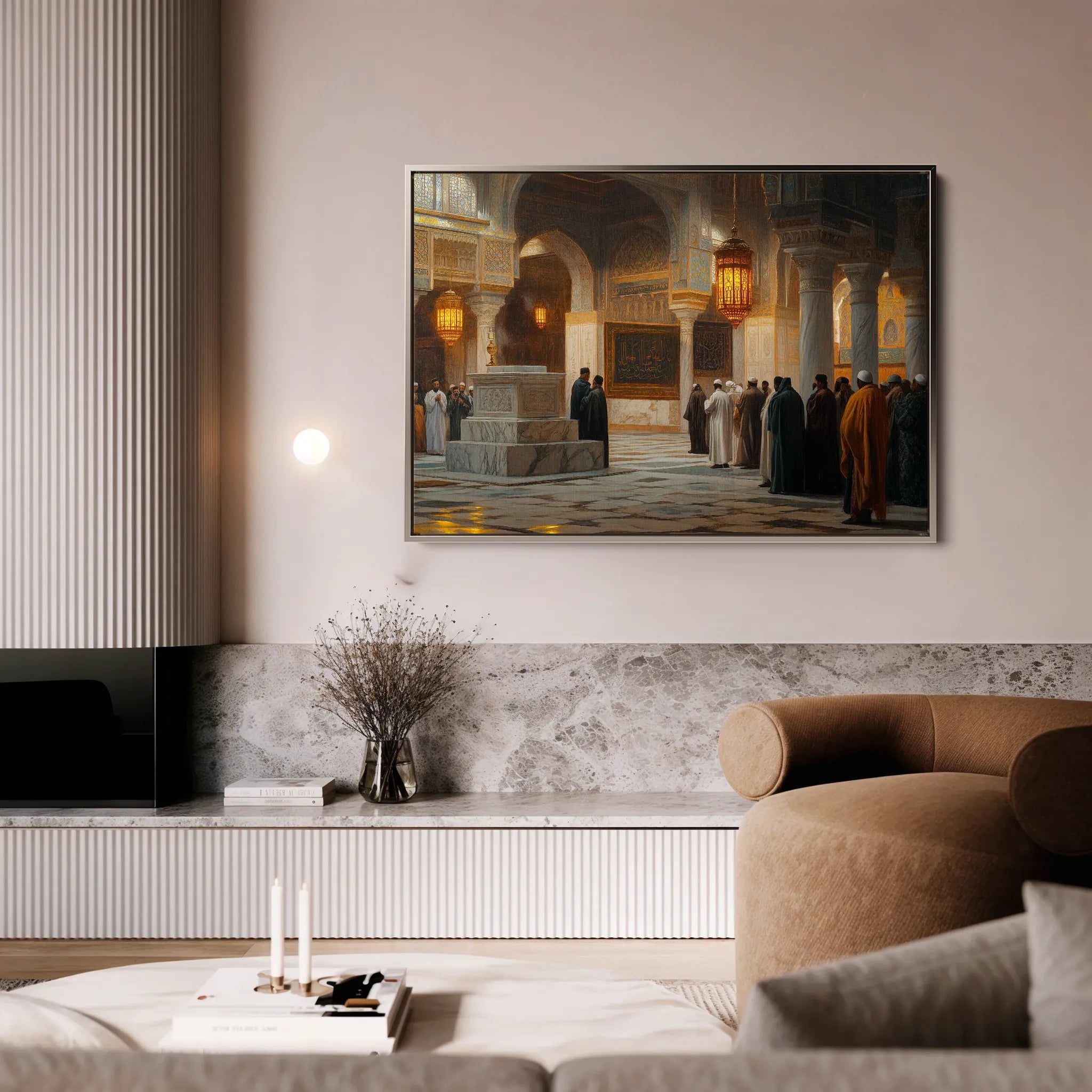 Orientalist 114 Canvas Art 18" x 24" / 45 x 60 cm / Black