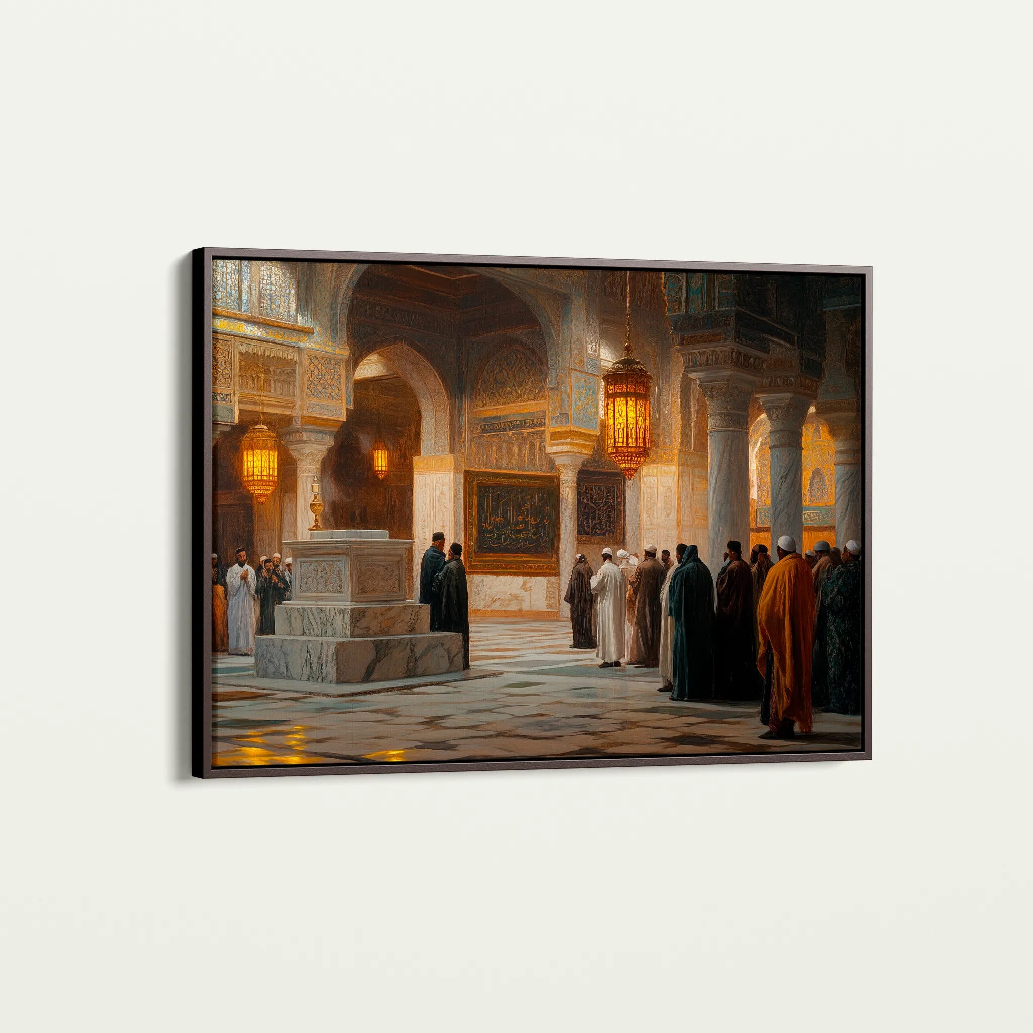 Orientalist 114 Canvas Art 18" x 24" / 45 x 60 cm / Black