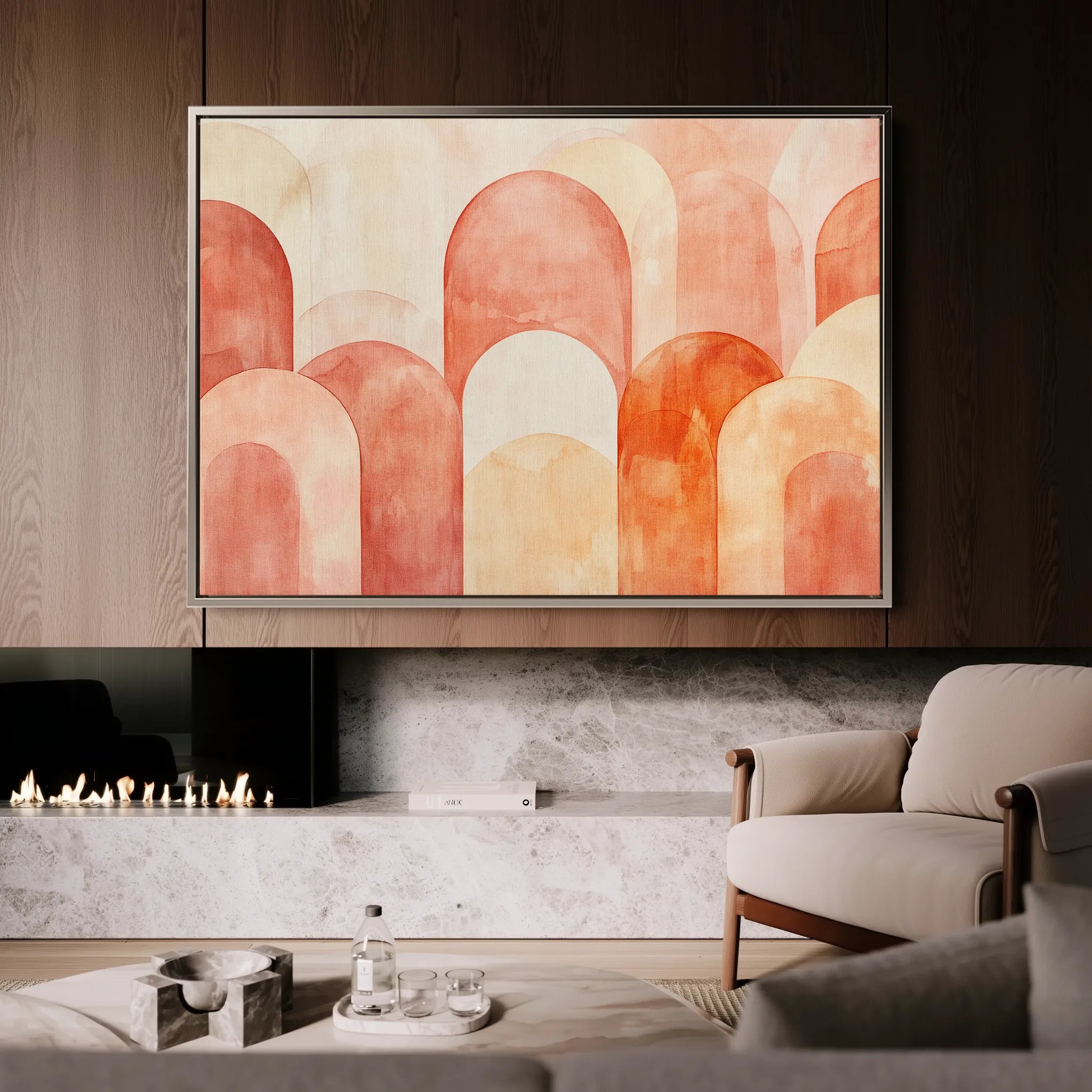 Boho 115 Canvas Art 18" x 24" / 45 x 60 cm / Black