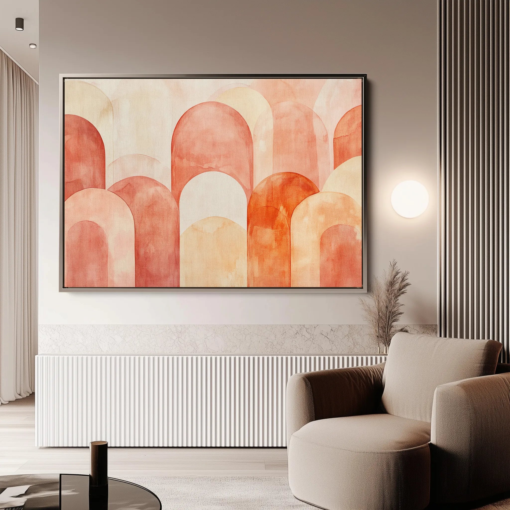 Boho 115 Canvas Art 18" x 24" / 45 x 60 cm / Black