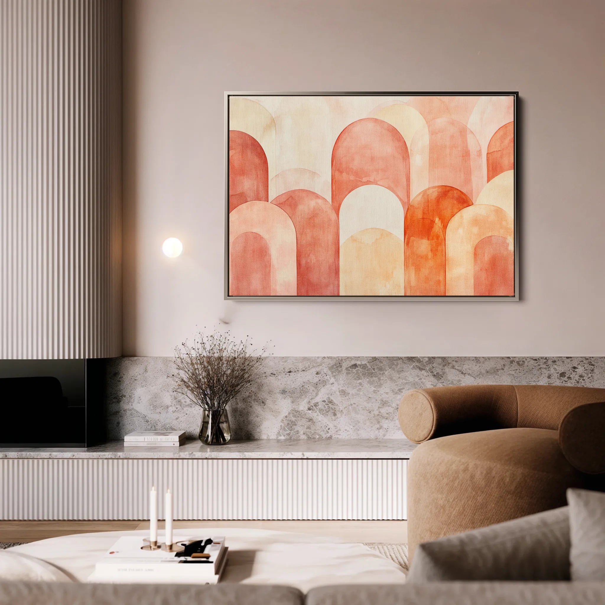 Boho 115 Canvas Art 18" x 24" / 45 x 60 cm / Black
