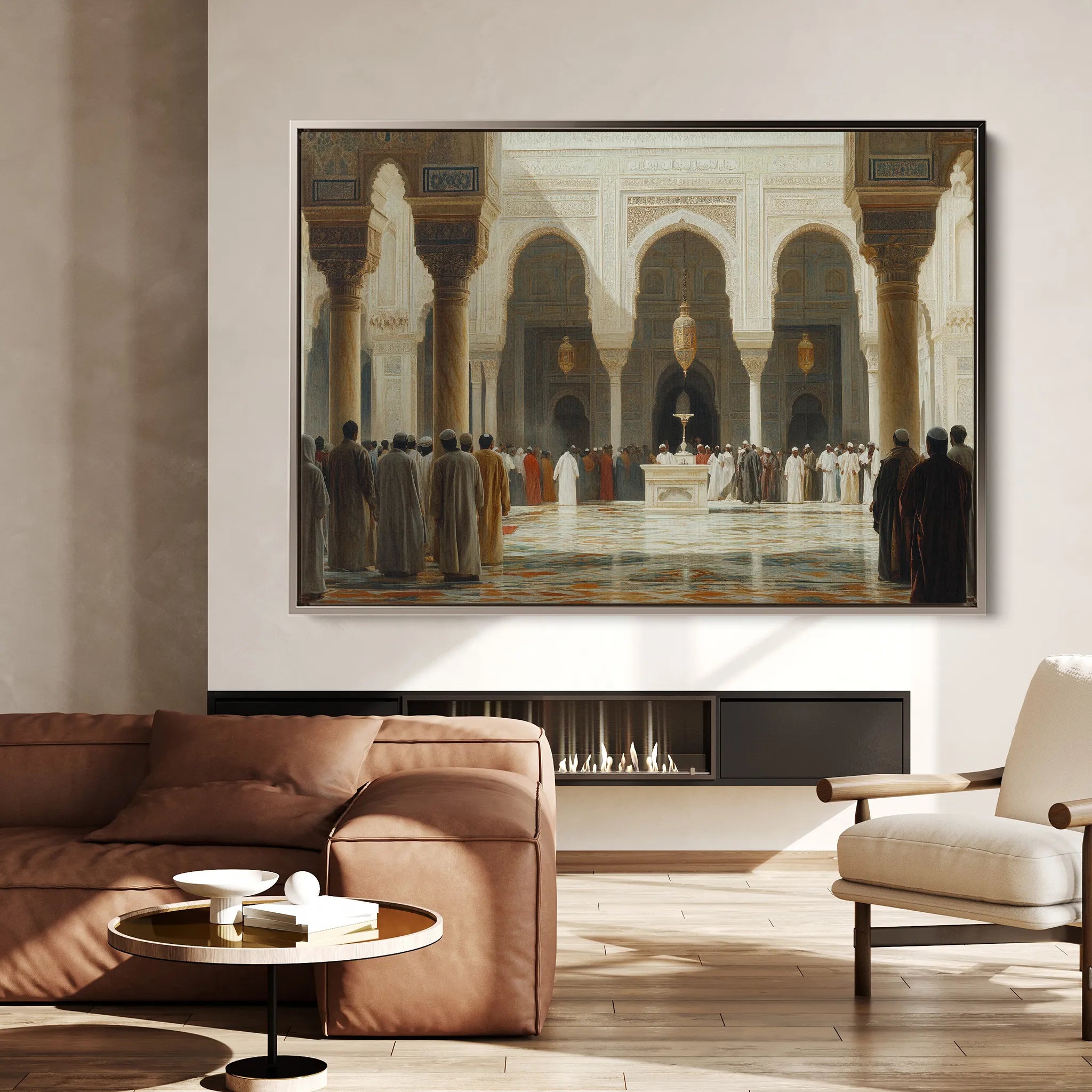 Orientalist 115 Canvas Art 18" x 24" / 45 x 60 cm / Black
