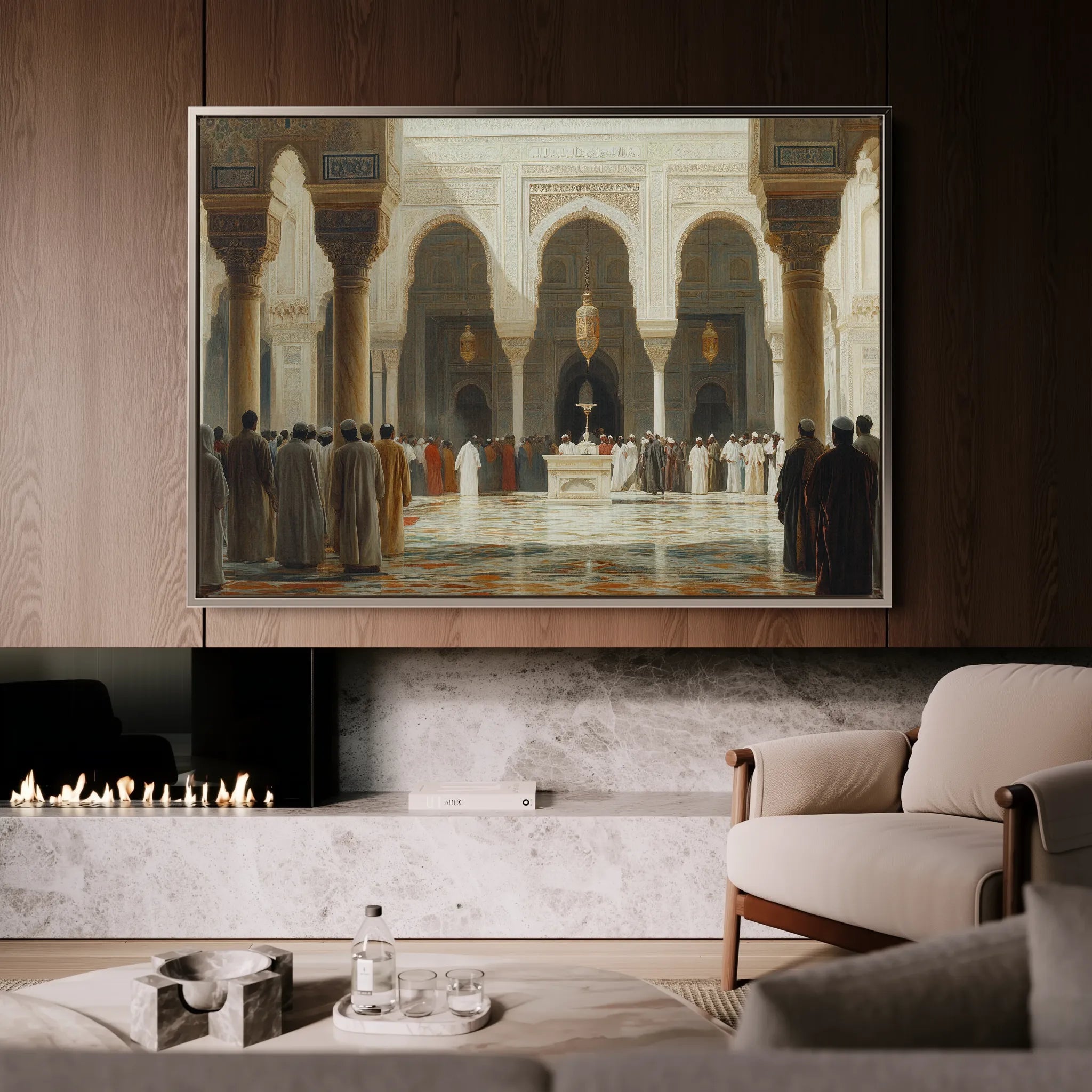 Orientalist 115 Canvas Art 18" x 24" / 45 x 60 cm / Black