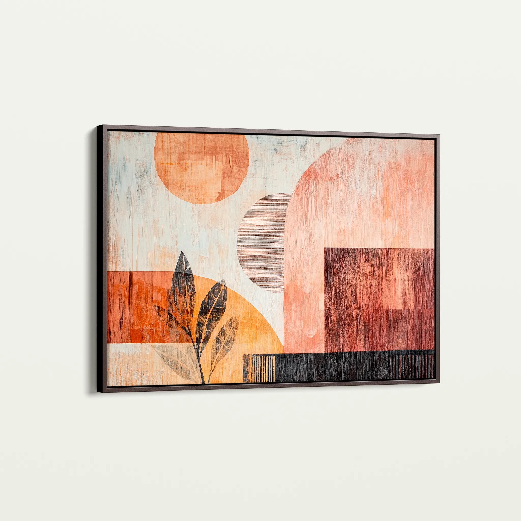 Boho 116 Canvas Art 18" x 24" / 45 x 60 cm / Black