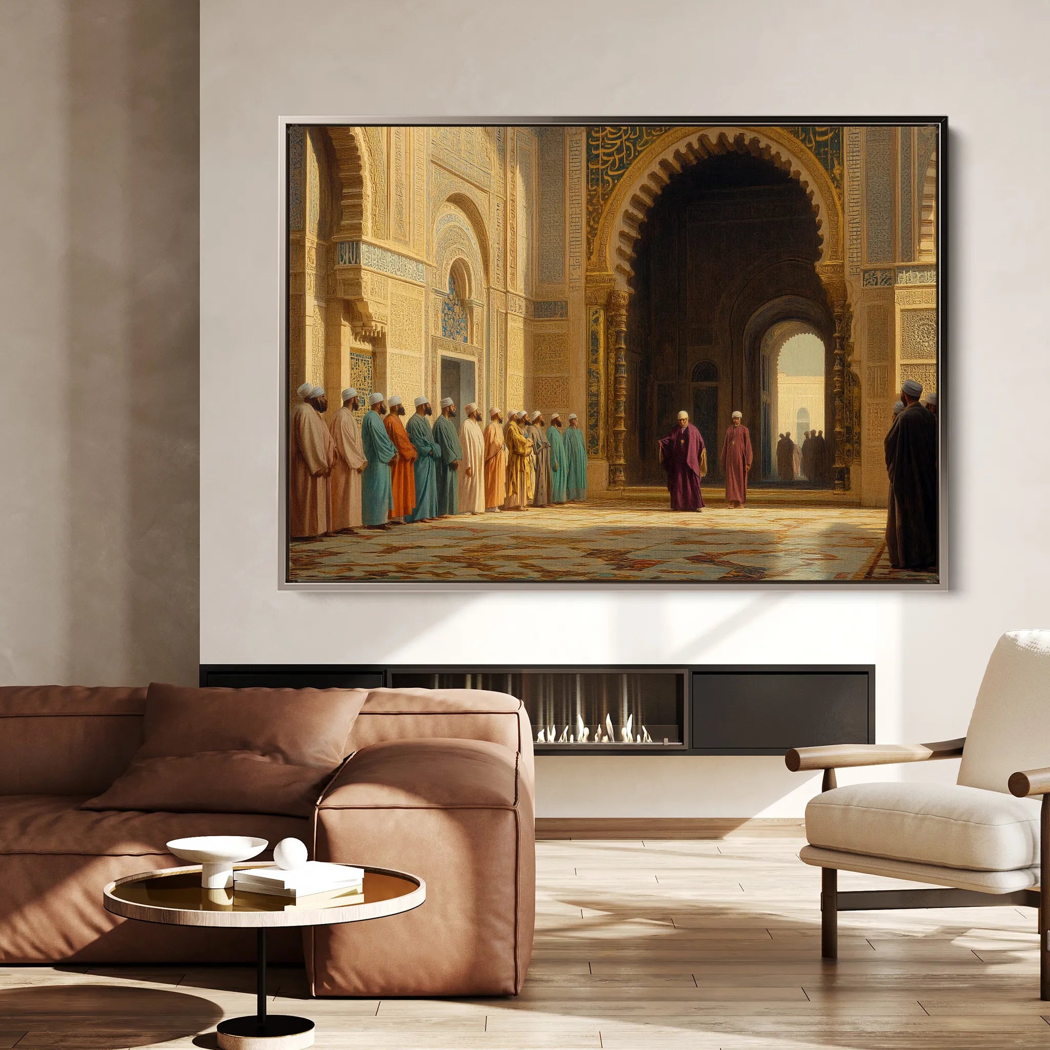 Orientalist 116 Canvas Art 18" x 24" / 45 x 60 cm / Black