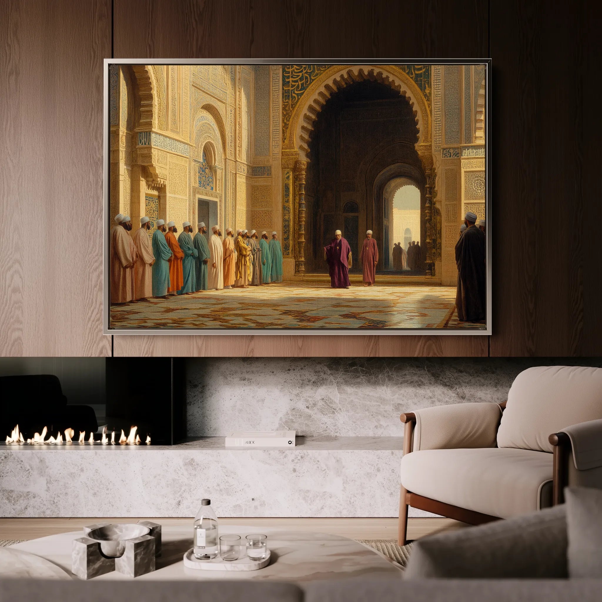Orientalist 116 Canvas Art 18" x 24" / 45 x 60 cm / Black
