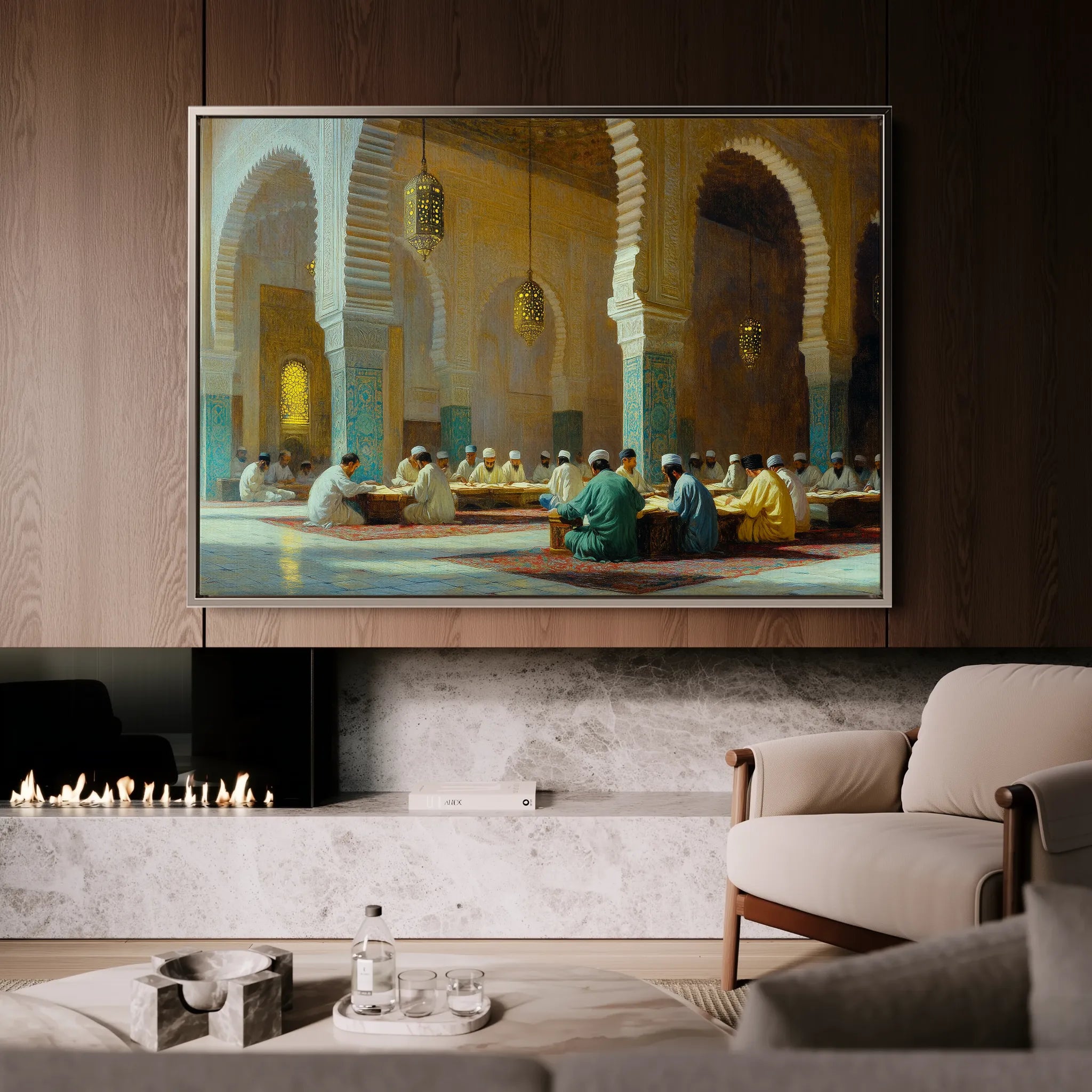 Orientalist 117 Canvas Art 18" x 24" / 45 x 60 cm / Black
