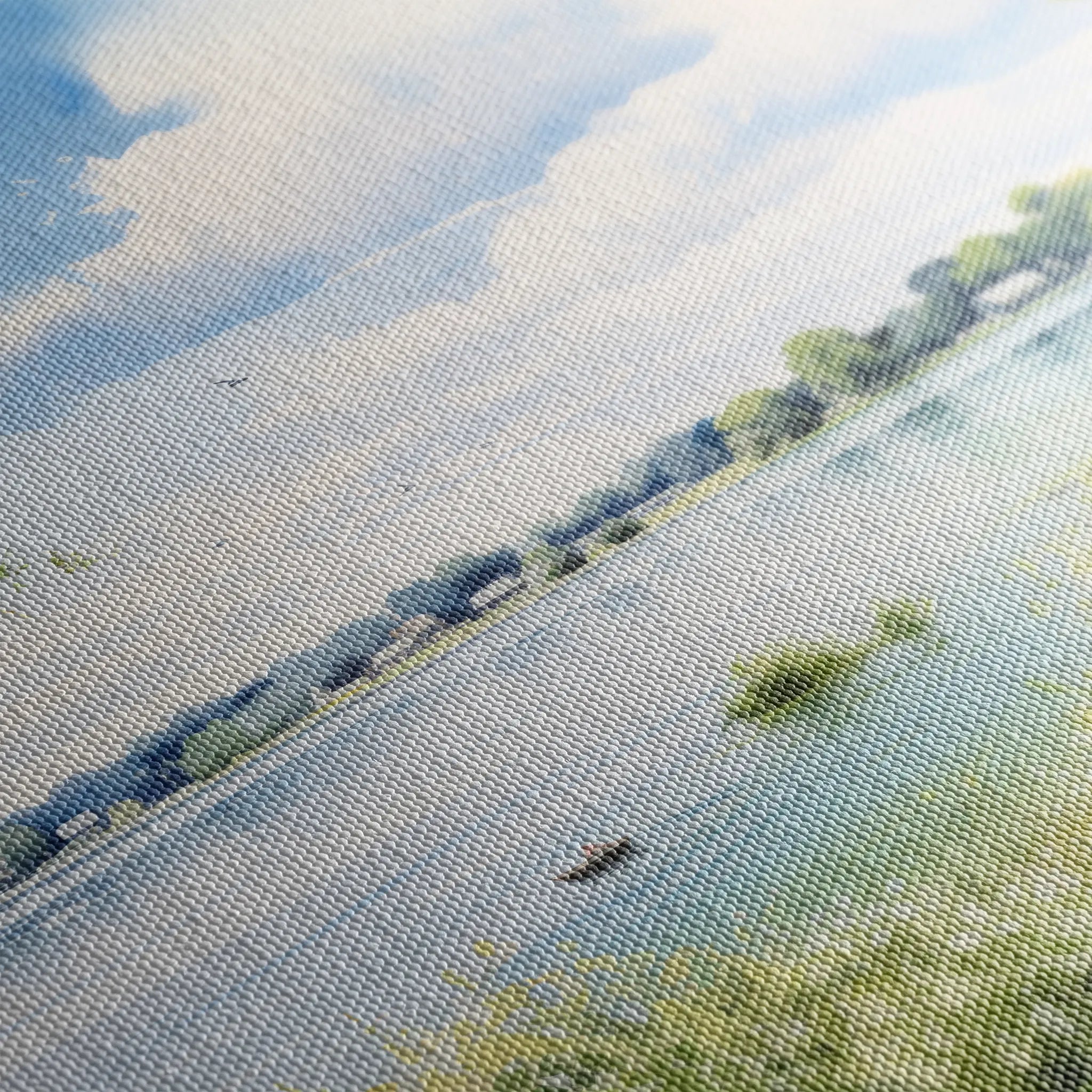 Landscape 118 Canvas Art 18" x 24" / 45 x 60 cm / Black