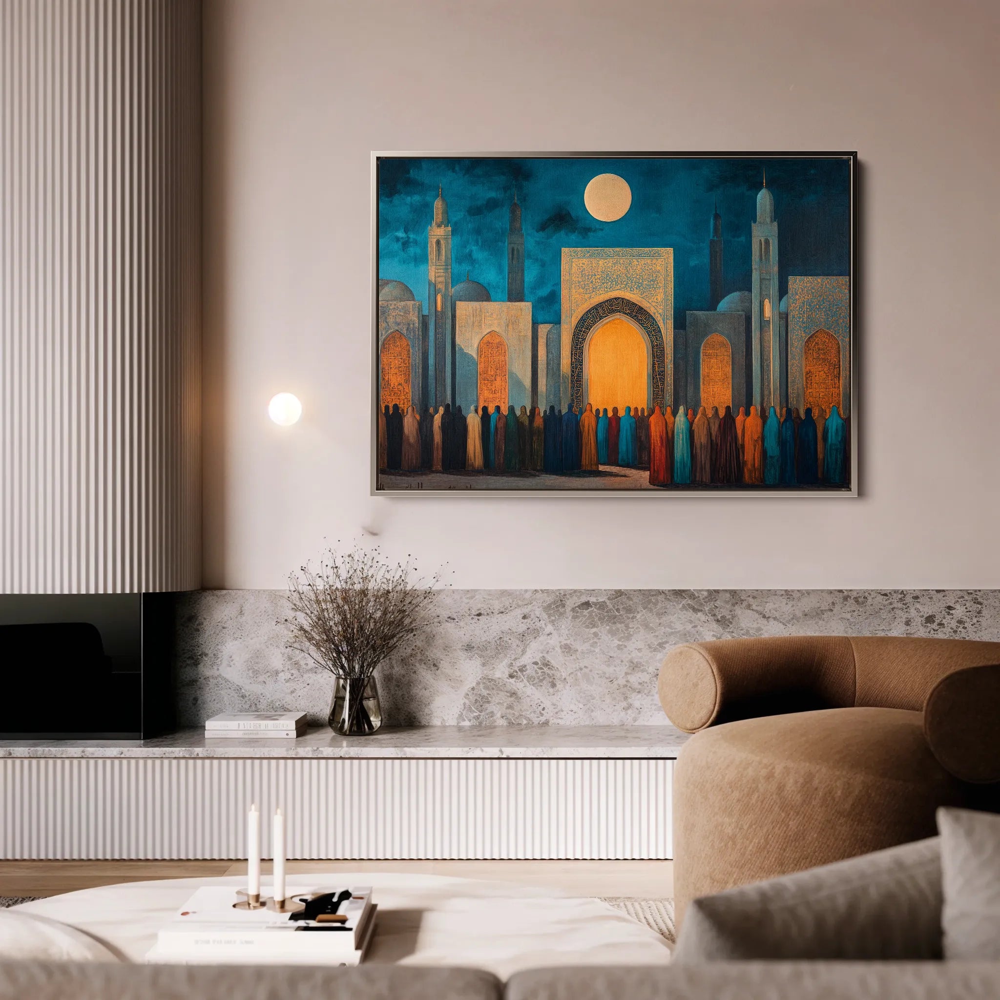 Orientalist 118 Canvas Art 18" x 24" / 45 x 60 cm / Black