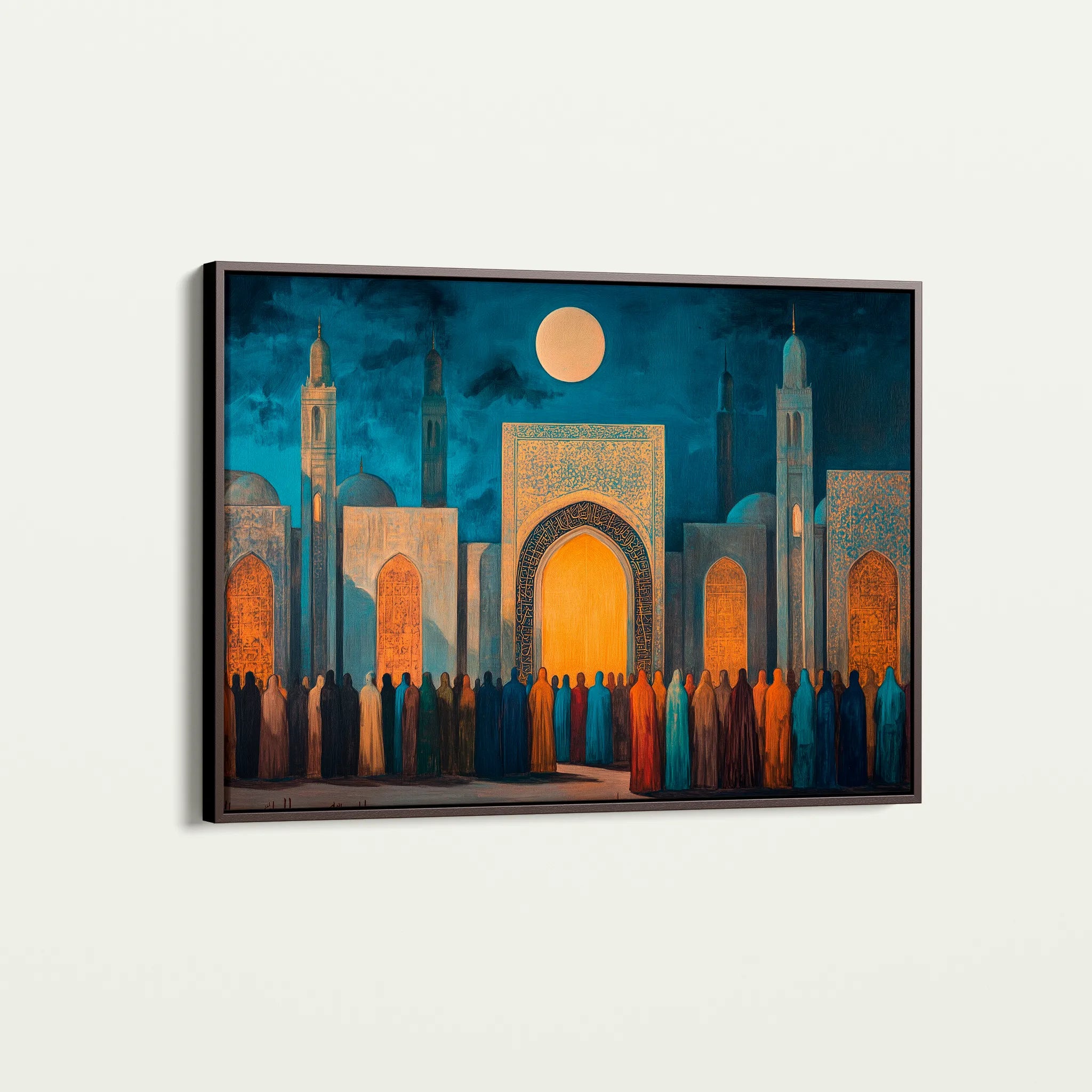 Orientalist 118 Canvas Art 18" x 24" / 45 x 60 cm / Black