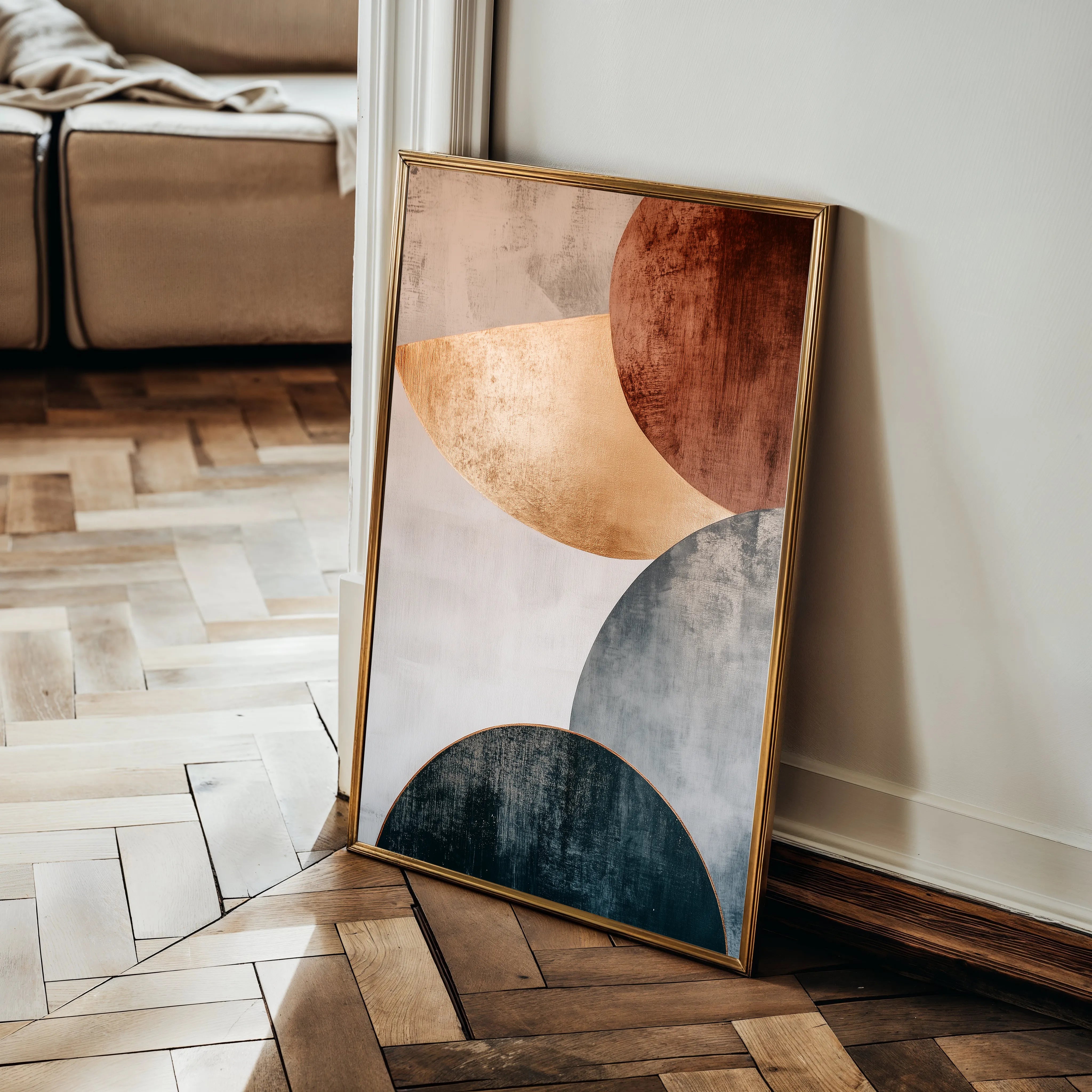 Boho 119 Canvas Art 18" x 24" / 45 x 60 cm / Black