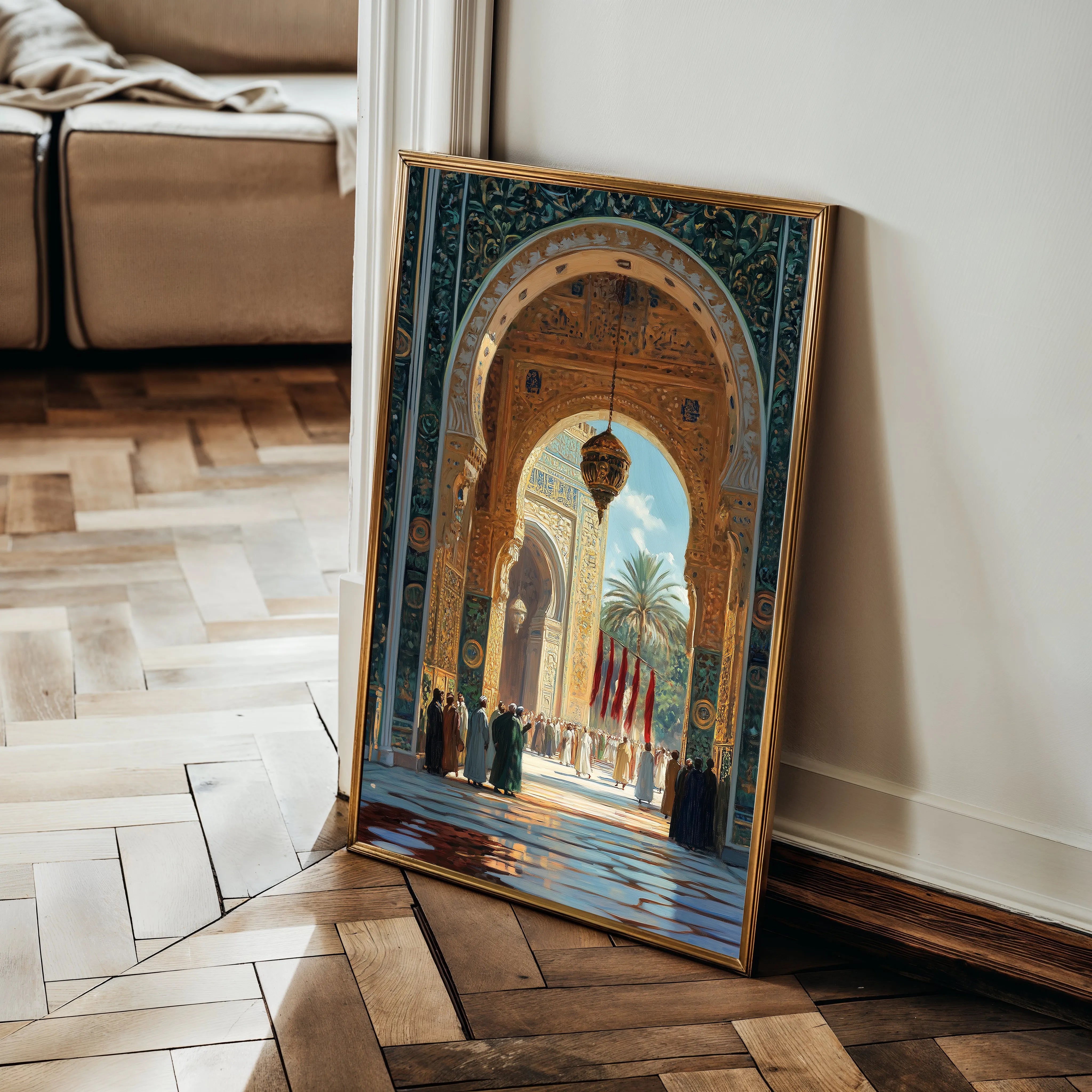 Orientalist 119 Canvas Art 18" x 24" / 45 x 60 cm / Black