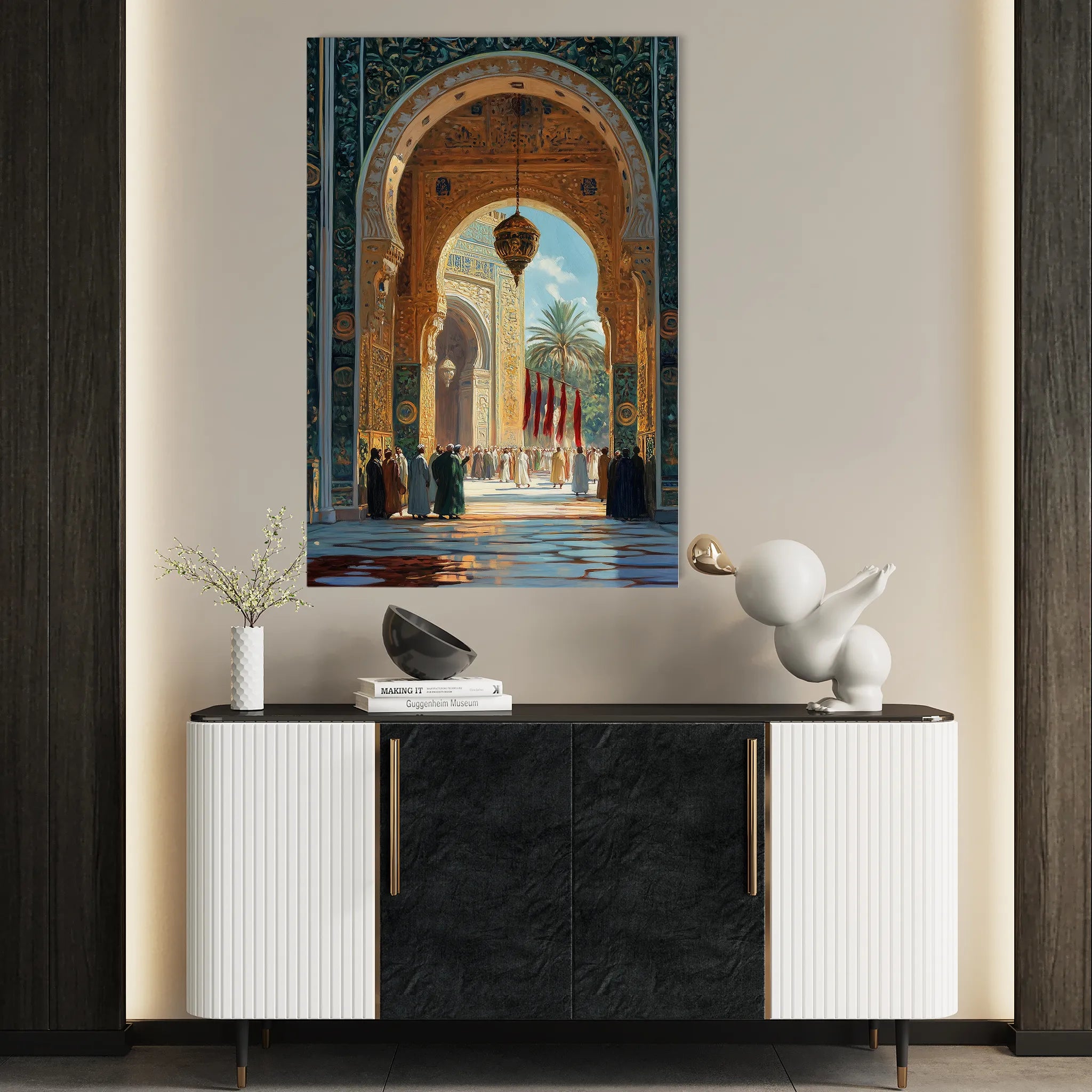 Orientalist 119 Canvas Art 18" x 24" / 45 x 60 cm / Black