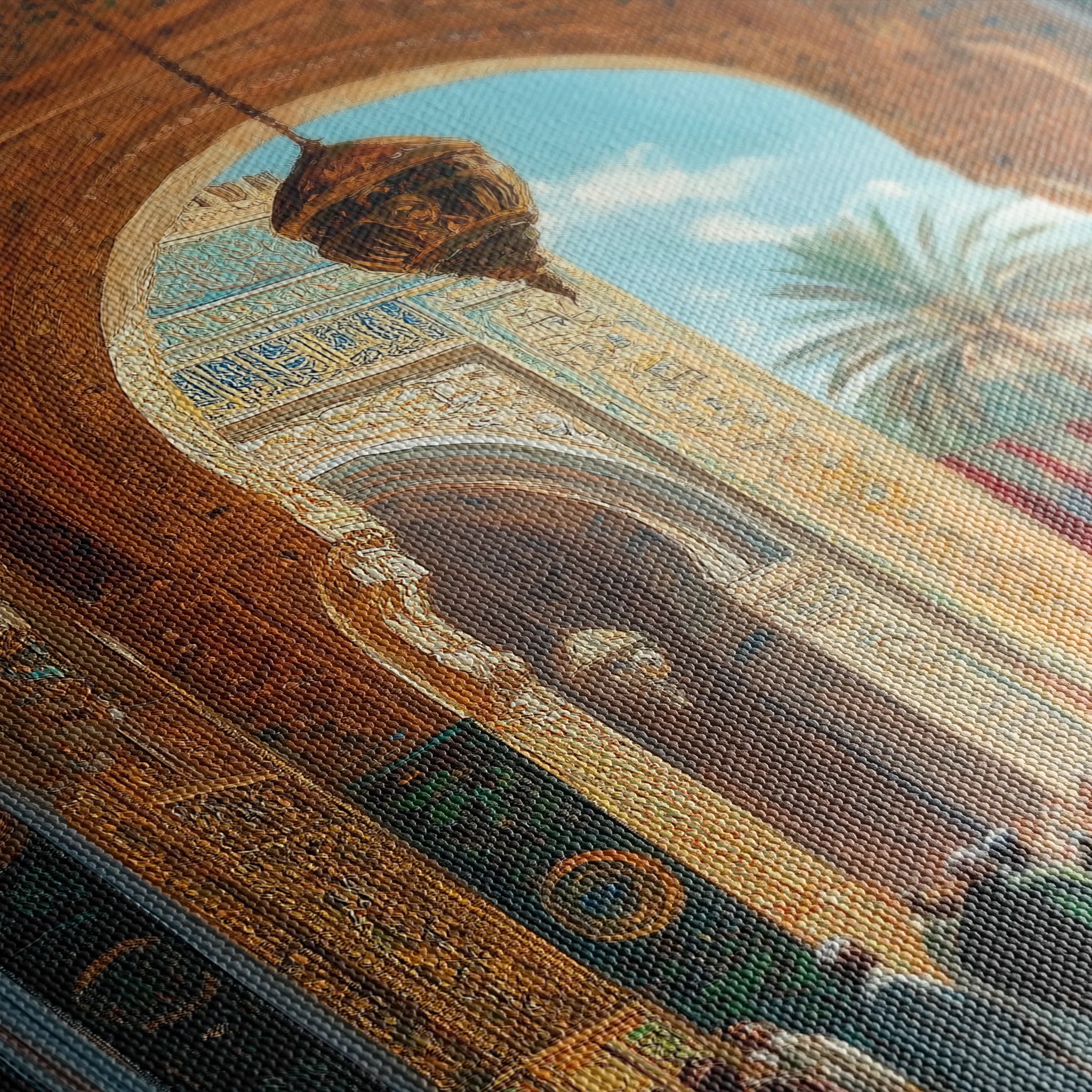 Orientalist 119 Canvas Art 18" x 24" / 45 x 60 cm / Black