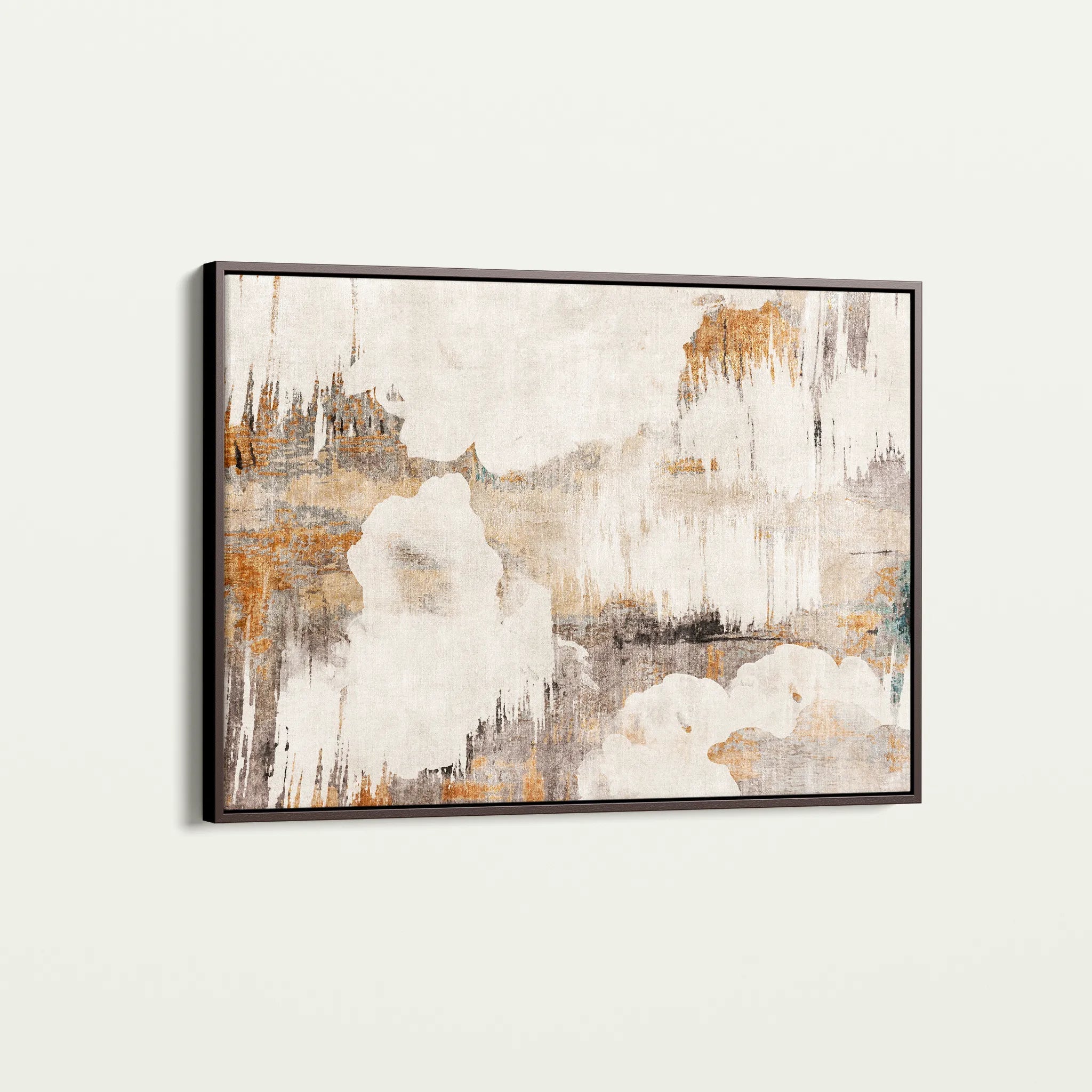 Abstract 120 Canvas Art 18" x 24" / 45 x 60 cm / Black