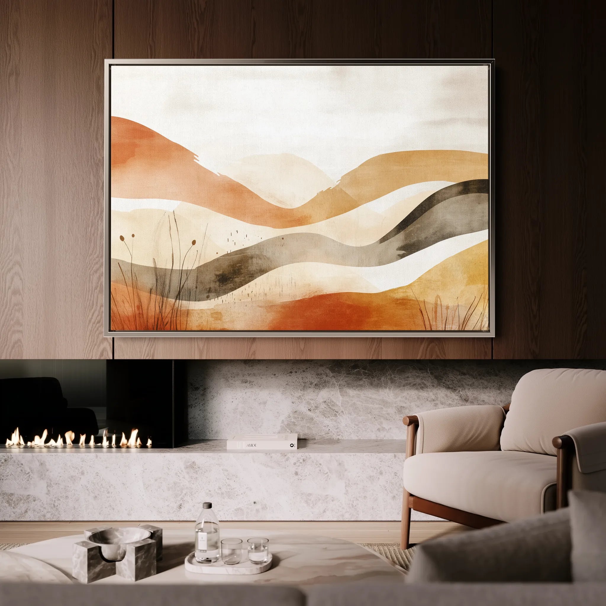 Boho 120 Canvas Art 18" x 24" / 45 x 60 cm / Black