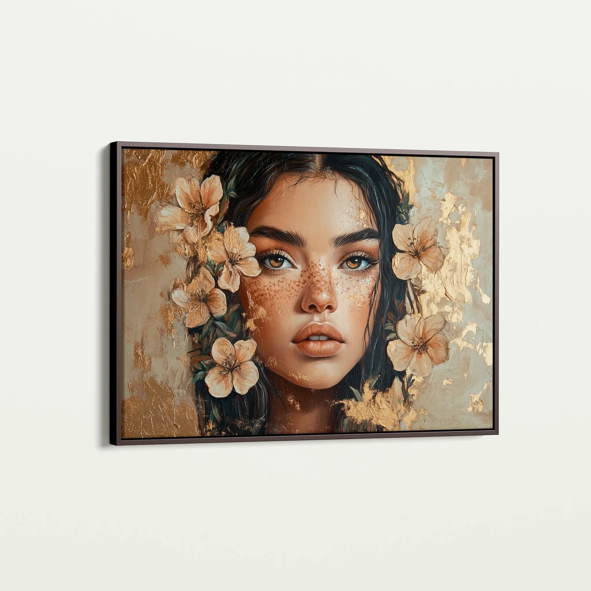 Portrait 120 Canvas Art 18" x 24" / 45 x 60 cm / Black