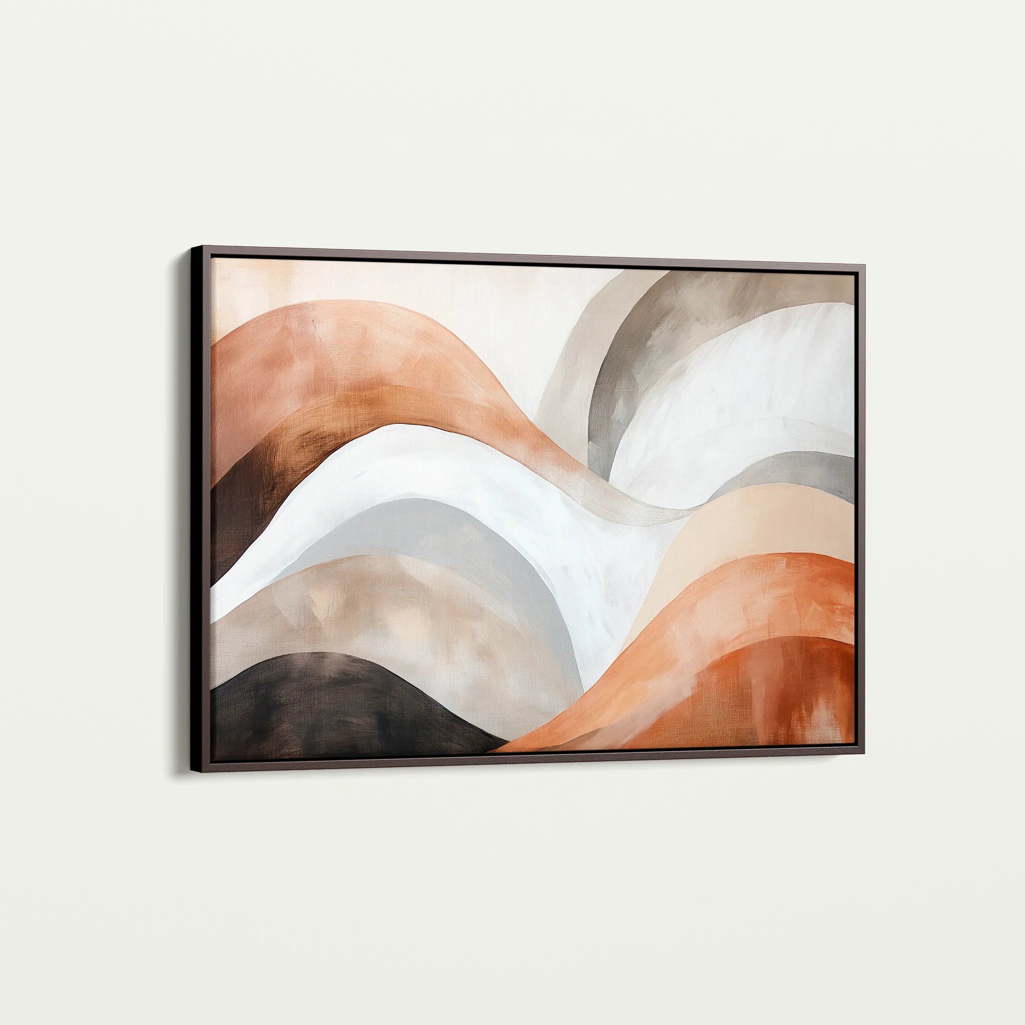 Boho 122 Canvas Art 18" x 24" / 45 x 60 cm / Black