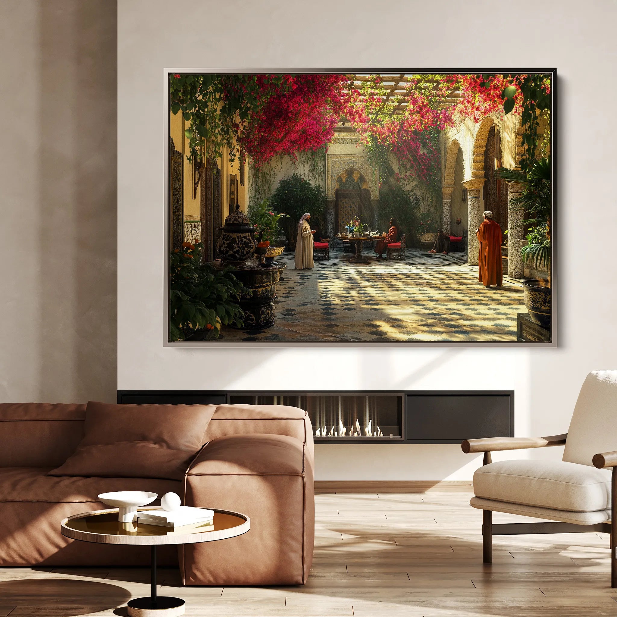 Orientalist 122 Canvas Art 18" x 24" / 45 x 60 cm / Black