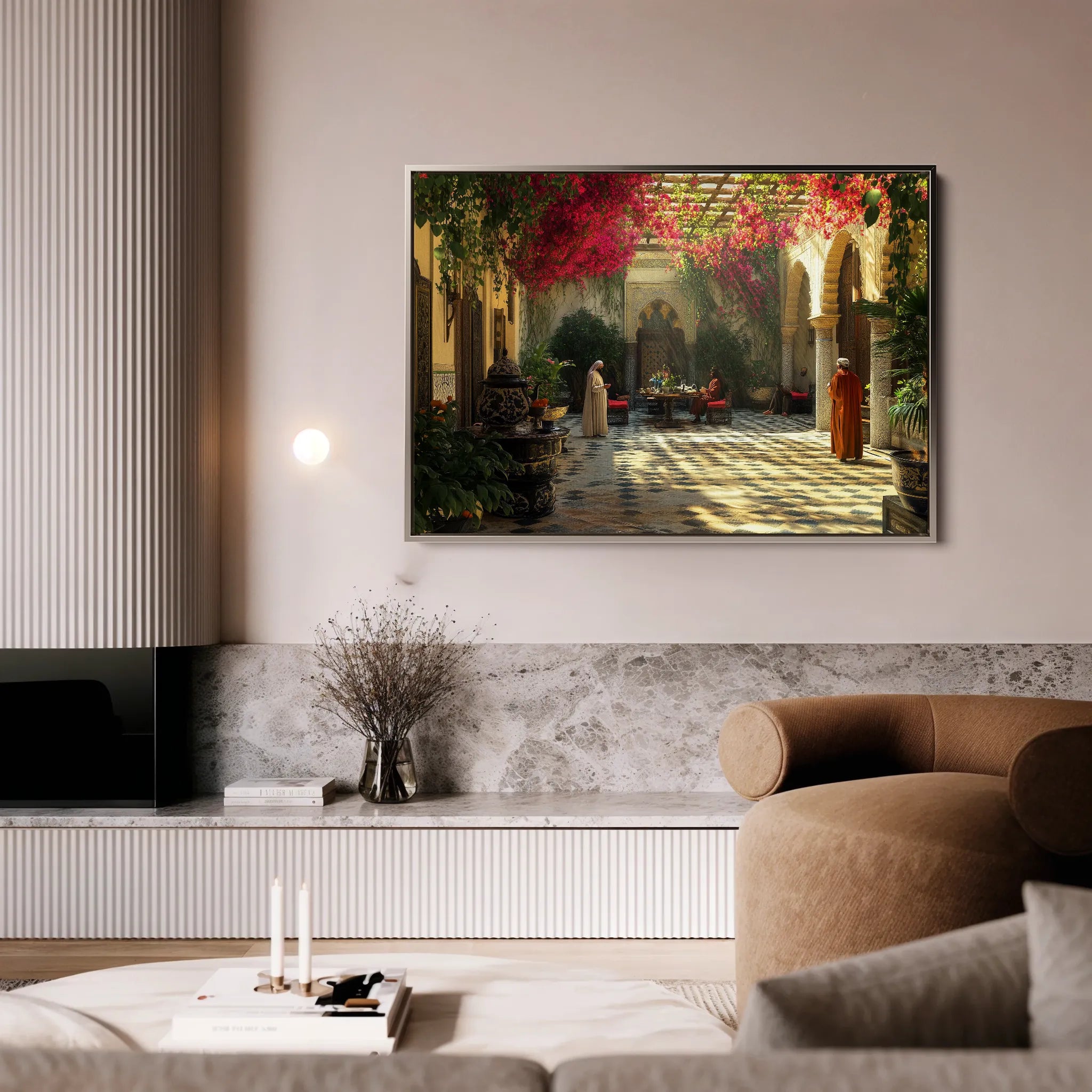 Orientalist 122 Canvas Art 18" x 24" / 45 x 60 cm / Black