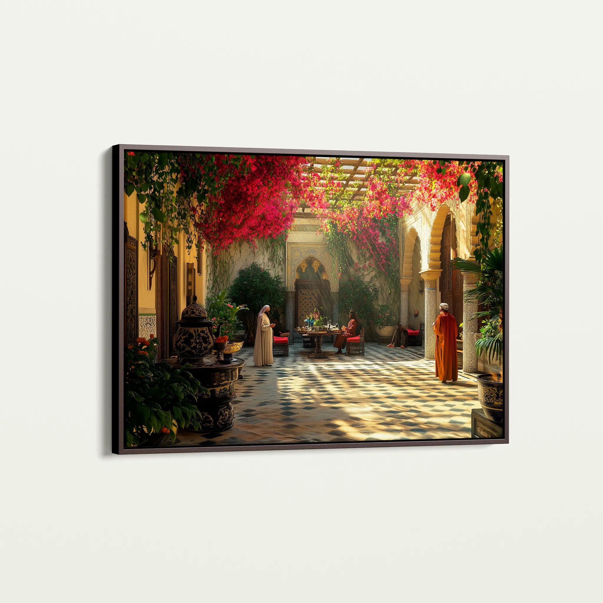 Orientalist 122 Canvas Art 18" x 24" / 45 x 60 cm / Black