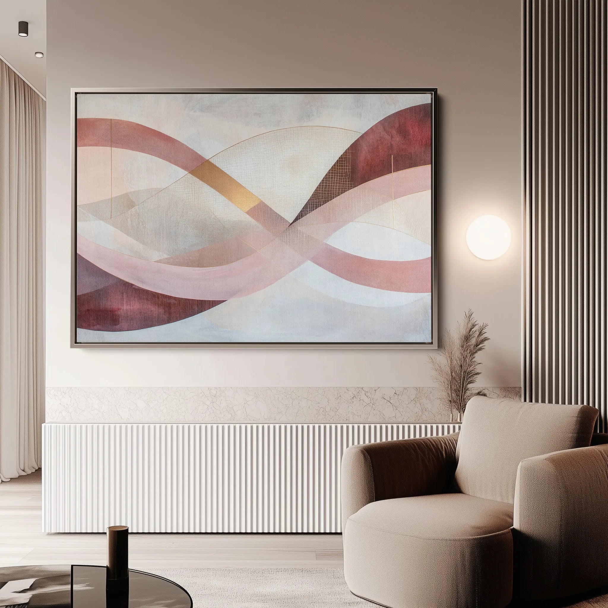 Boho 123 Canvas Art 18" x 24" / 45 x 60 cm / Black