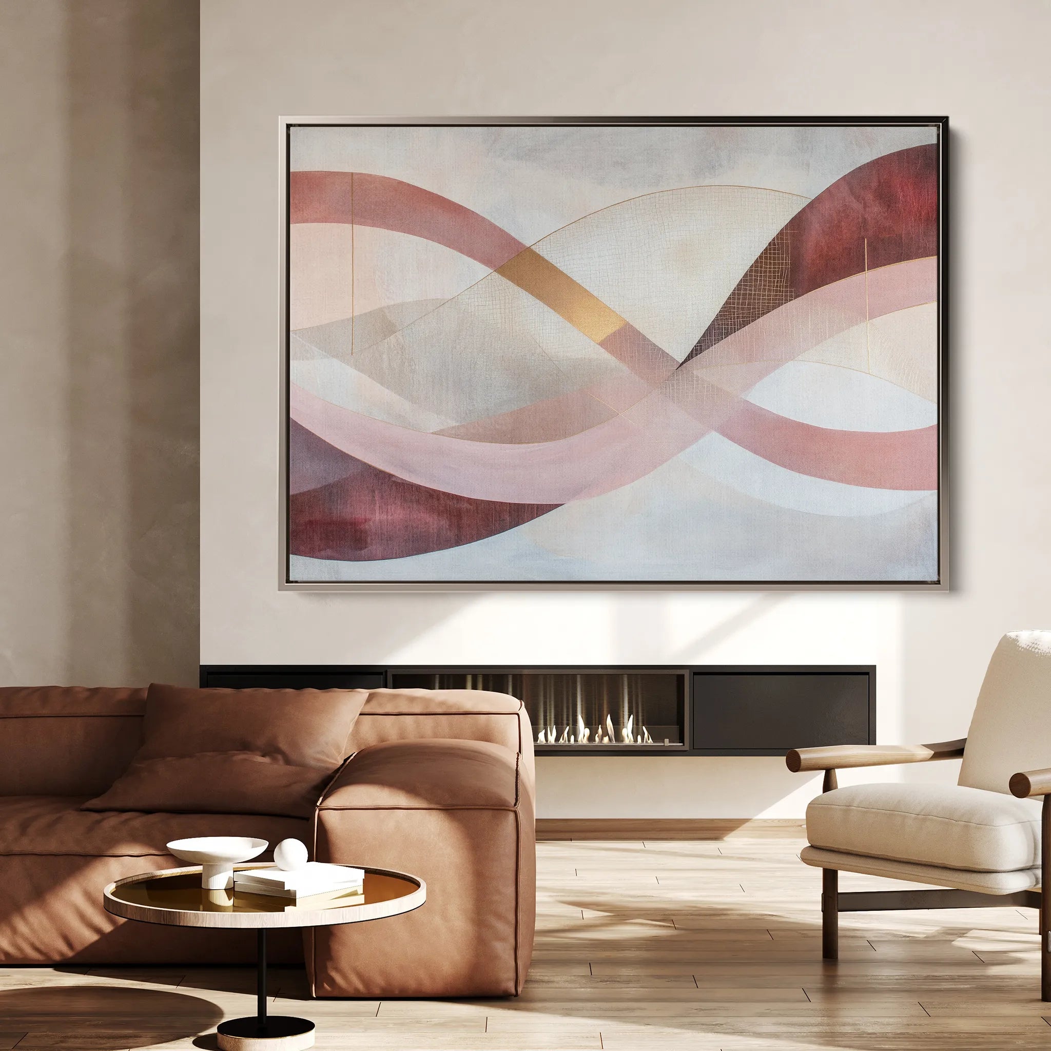 Boho 123 Canvas Art 18" x 24" / 45 x 60 cm / Black