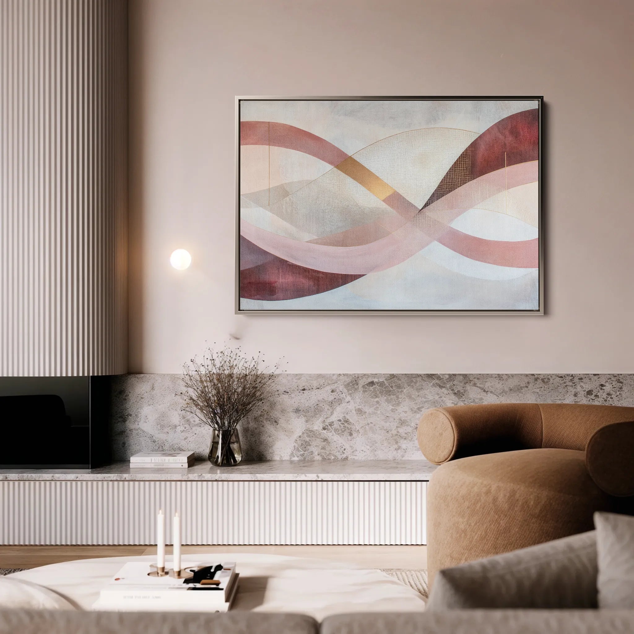 Boho 123 Canvas Art 18" x 24" / 45 x 60 cm / Black