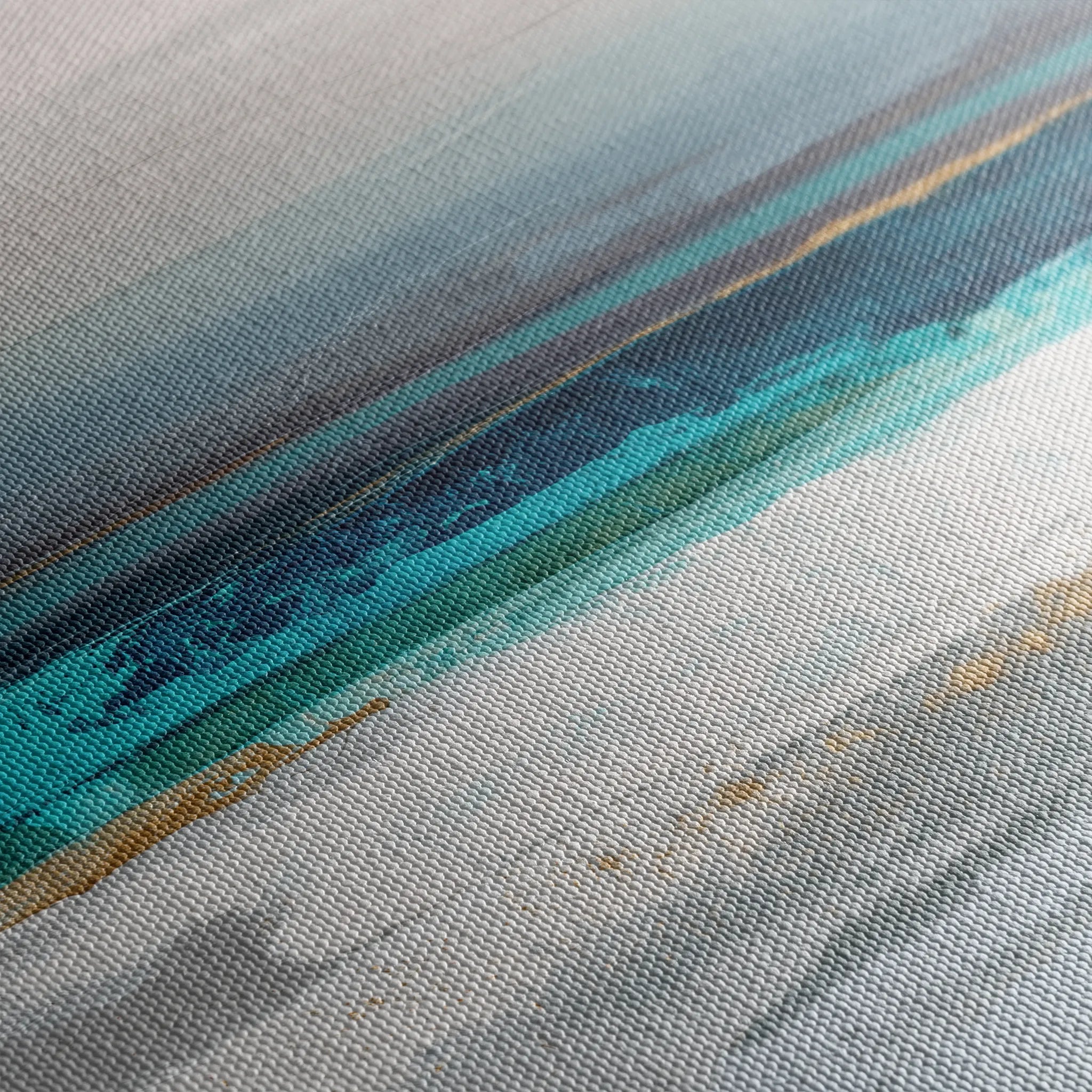 Abstract 1237 Canvas Art 16" x 16" / 40 x 40 cm / Black