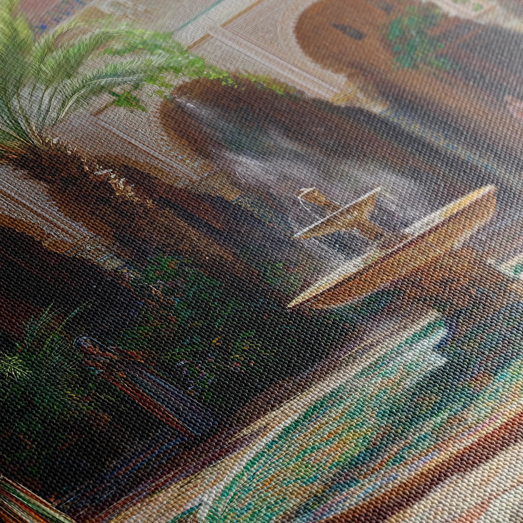 Orientalist 124 Canvas Art 18" x 24" / 45 x 60 cm / Black
