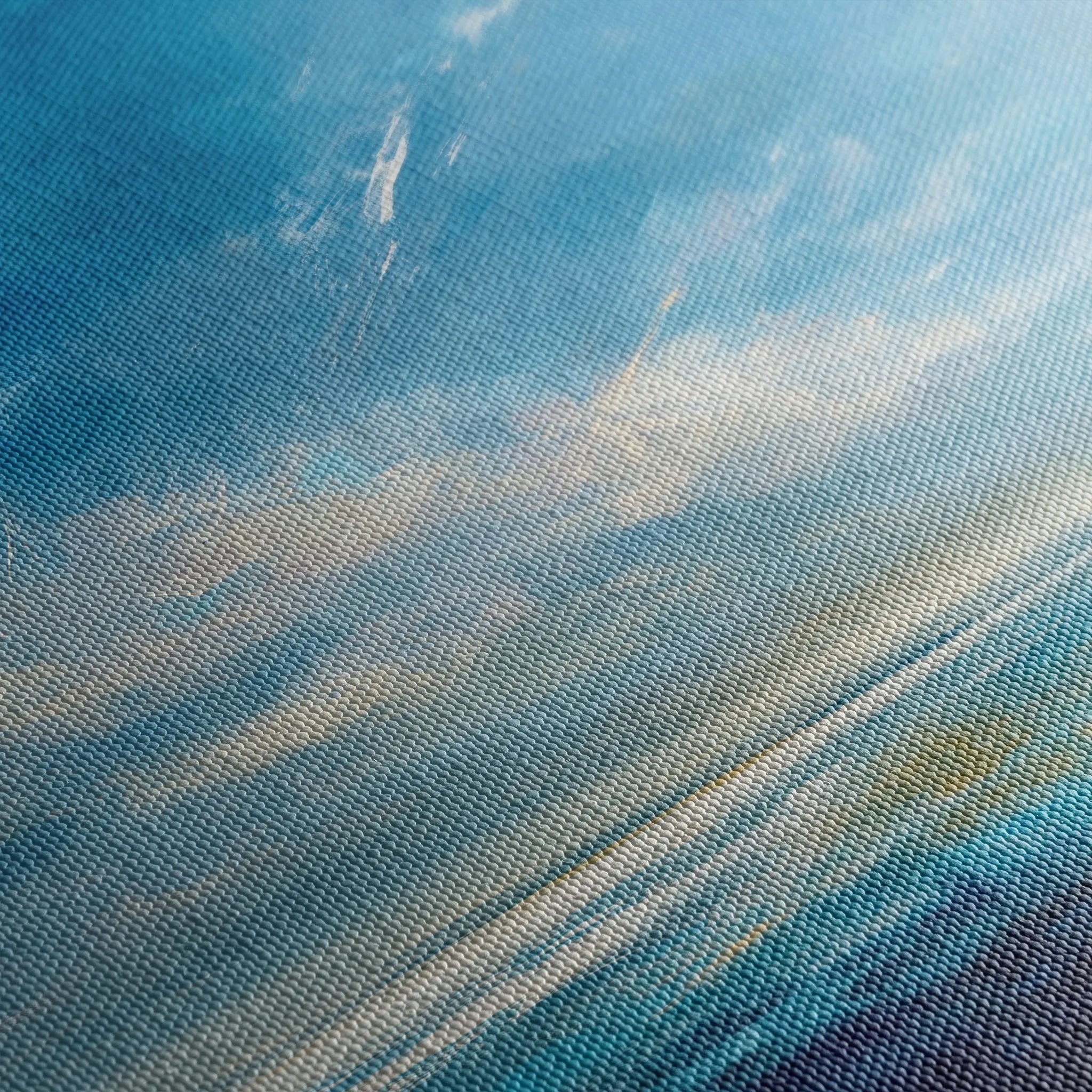Abstract 1240 Canvas Art 16" x 16" / 40 x 40 cm / Black