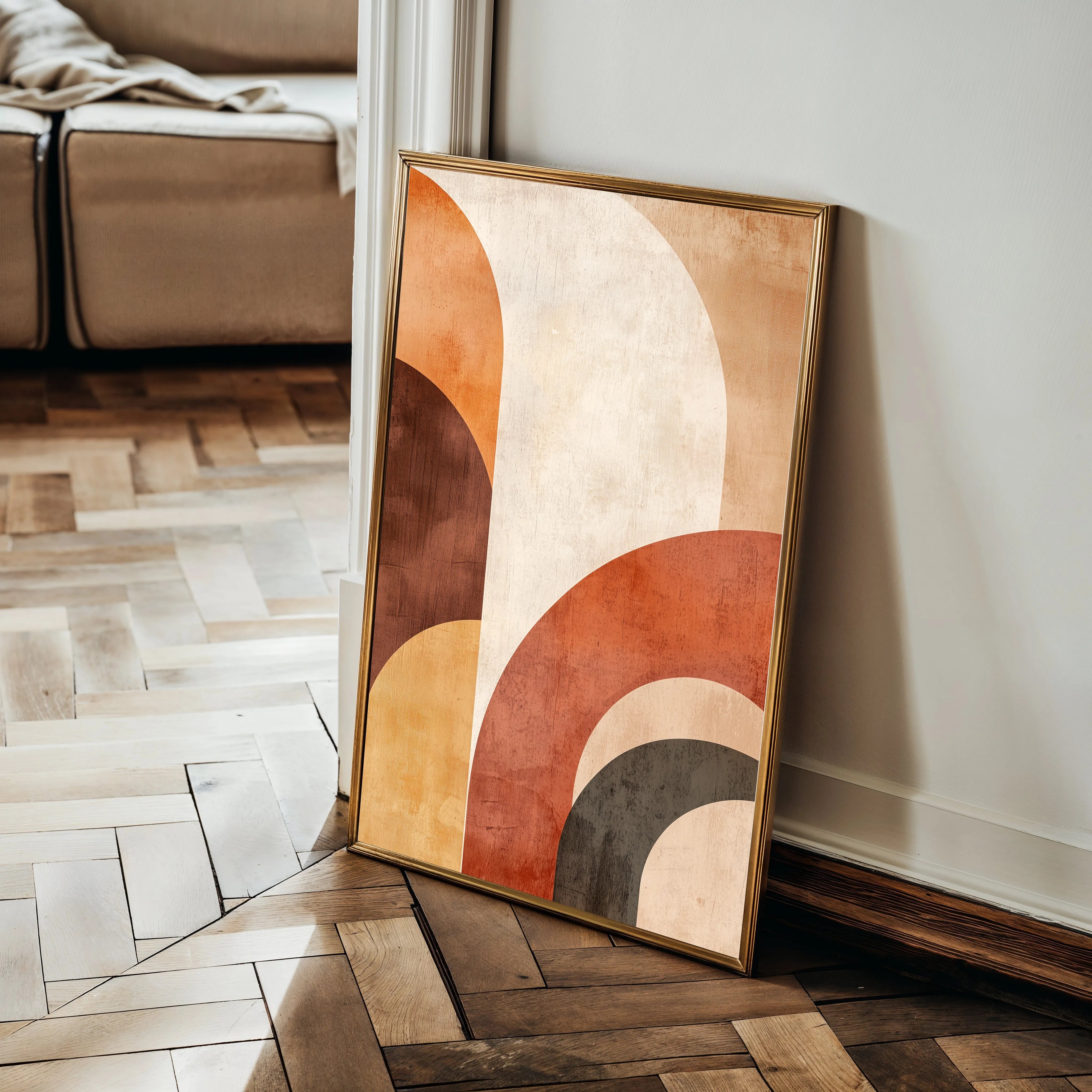 Boho 125 Canvas Art 18" x 24" / 45 x 60 cm / Black