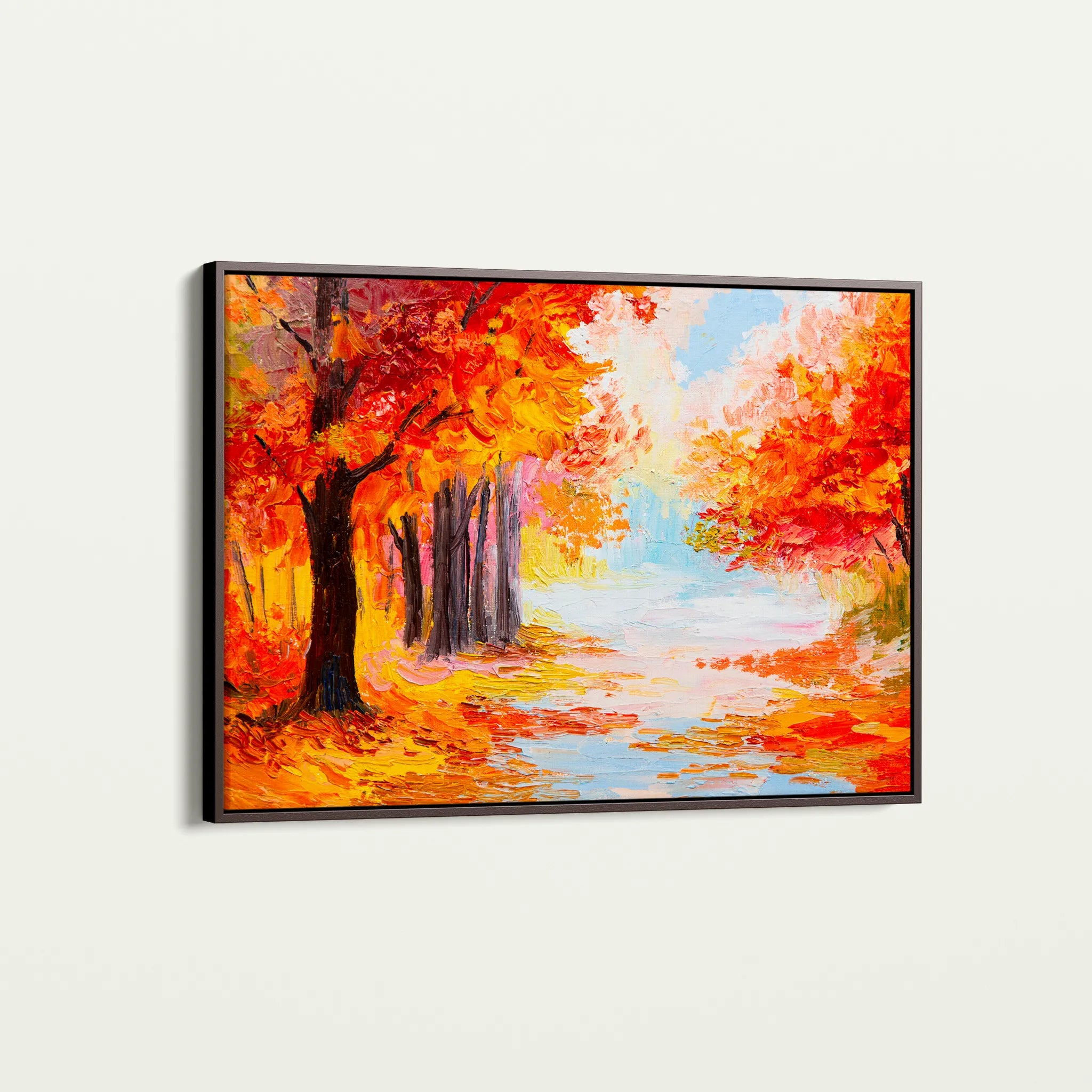 Landscape 125 Canvas Art 18" x 24" / 45 x 60 cm / Black