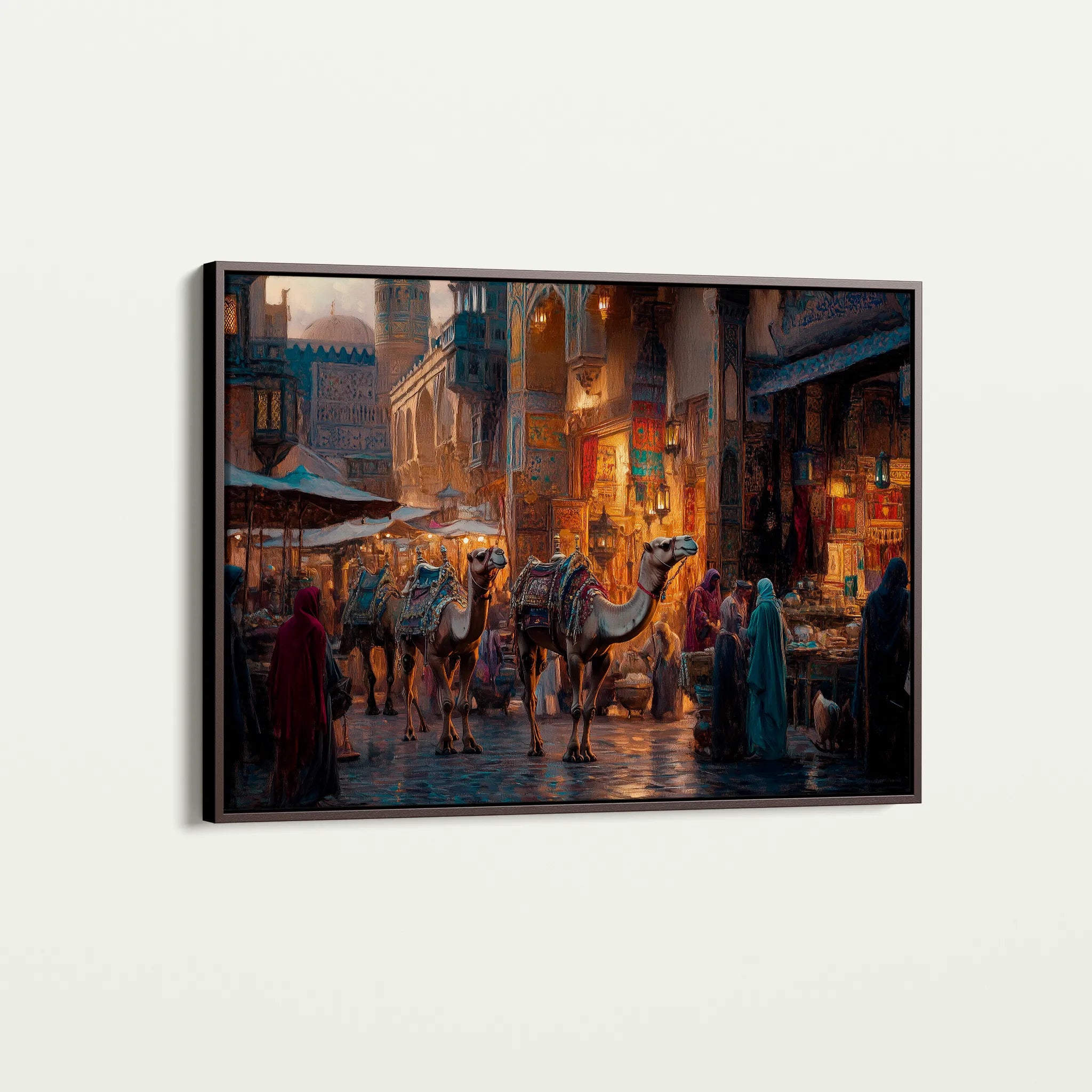 Orientalist 125 Canvas Art 18" x 24" / 45 x 60 cm / Black