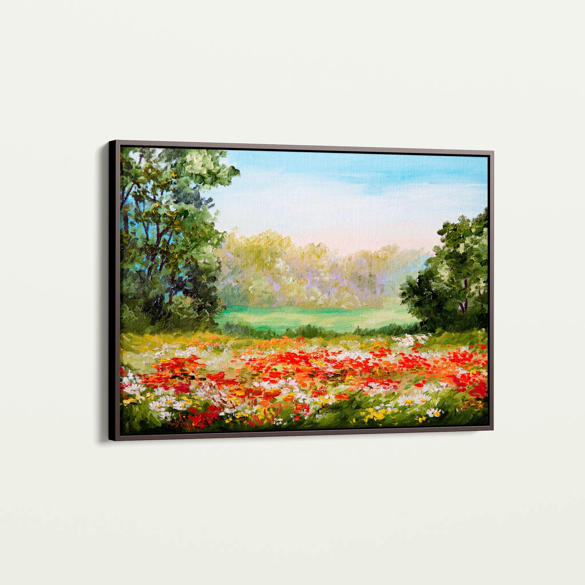 Landscape 126 Canvas Art 18" x 24" / 45 x 60 cm / Black