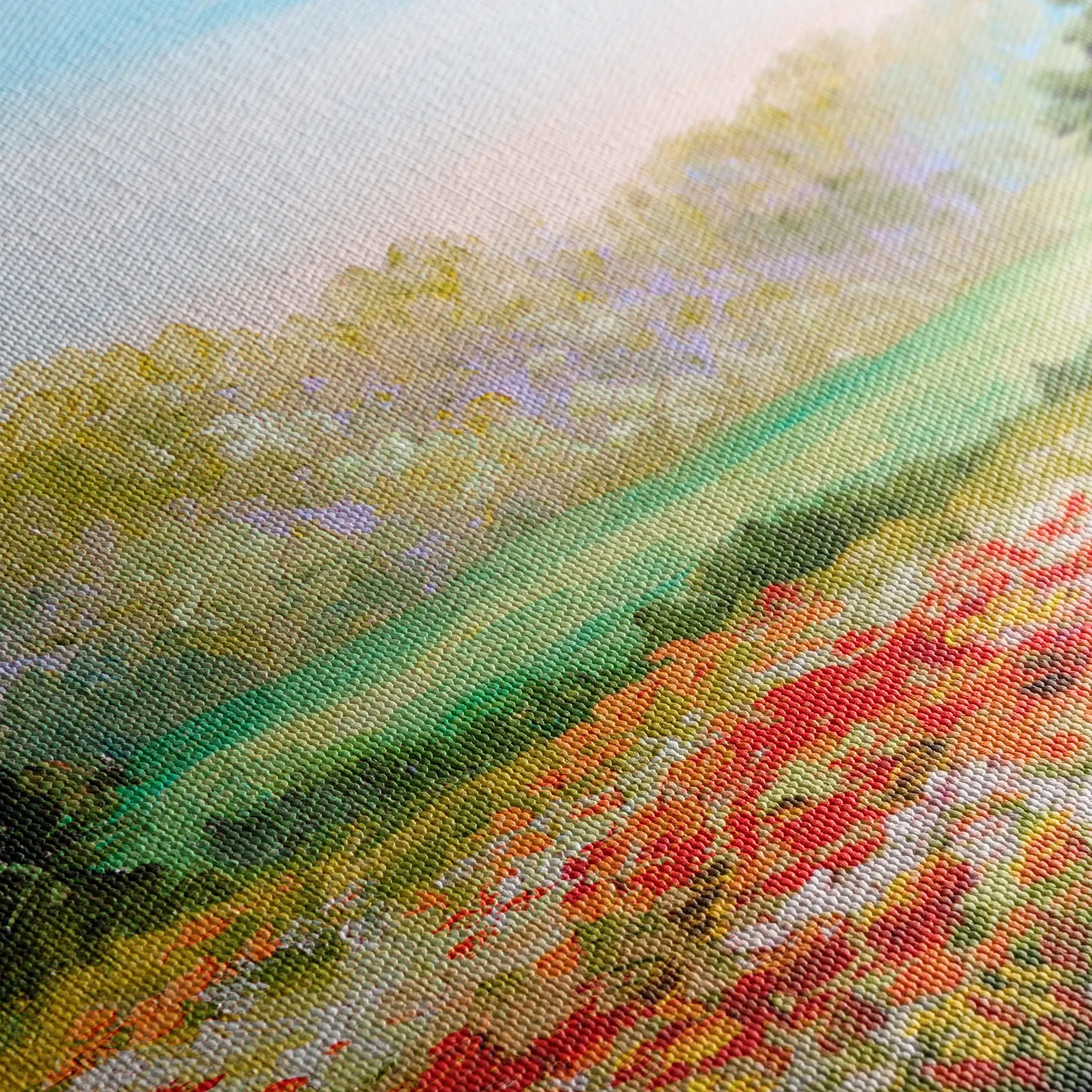 Landscape 126 Canvas Art 18" x 24" / 45 x 60 cm / Black