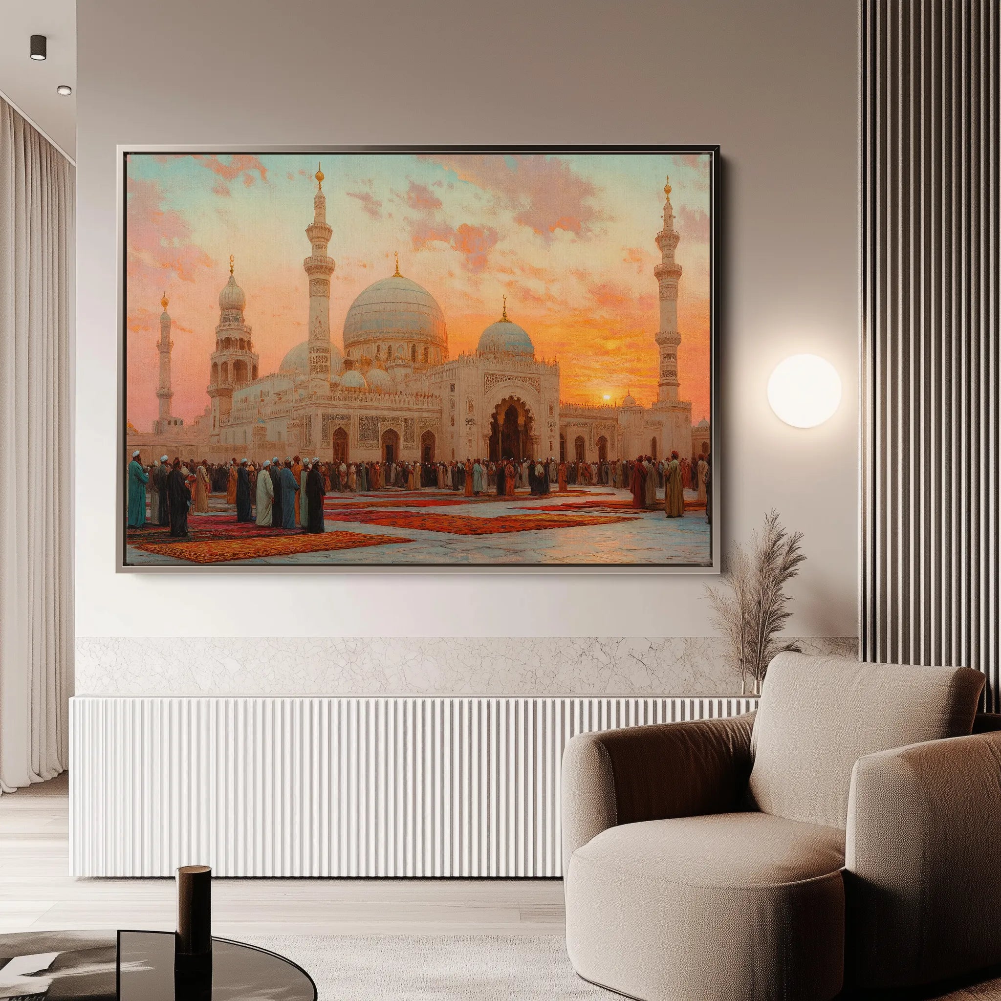 Orientalist 126 Canvas Art 18" x 24" / 45 x 60 cm / Black