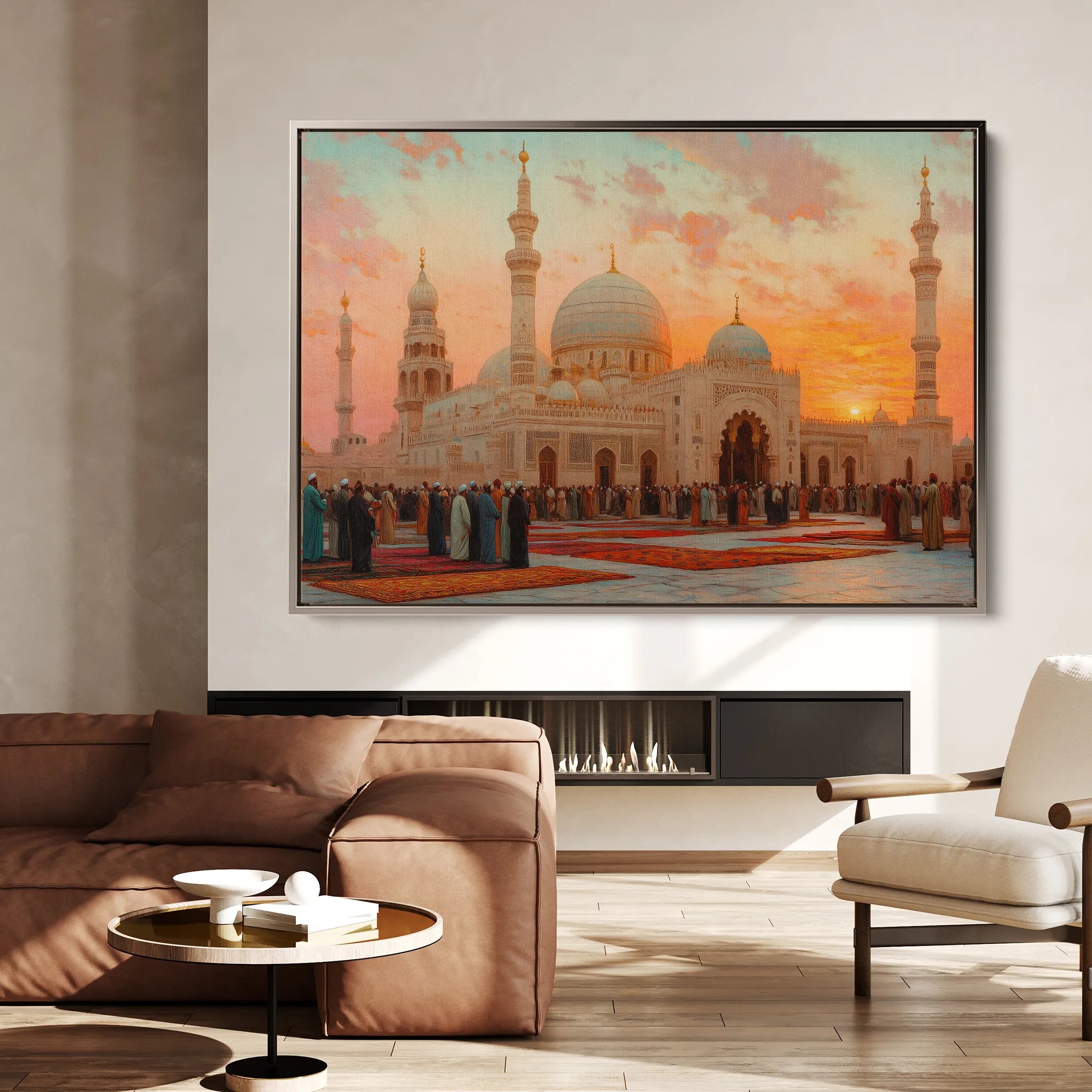 Orientalist 126 Canvas Art 18" x 24" / 45 x 60 cm / Black