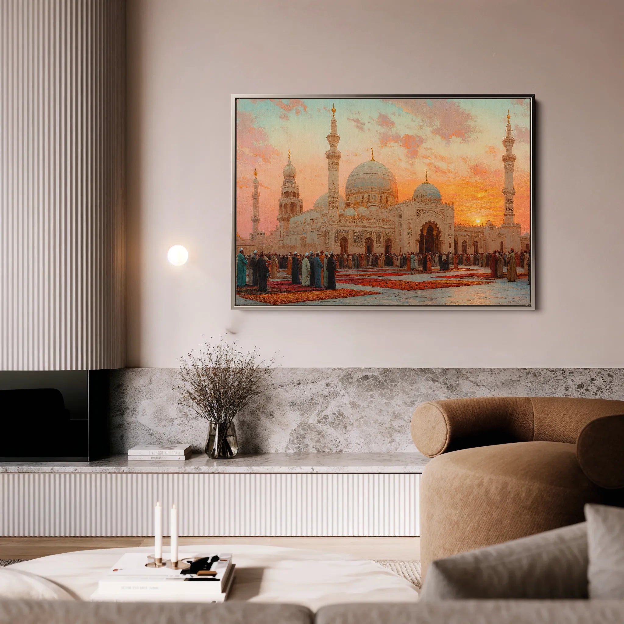 Orientalist 126 Canvas Art 18" x 24" / 45 x 60 cm / Black