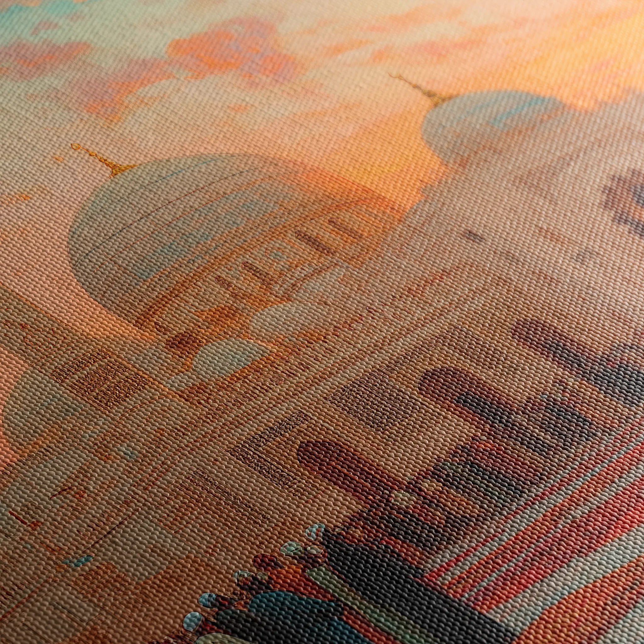 Orientalist 126 Canvas Art 18" x 24" / 45 x 60 cm / Black