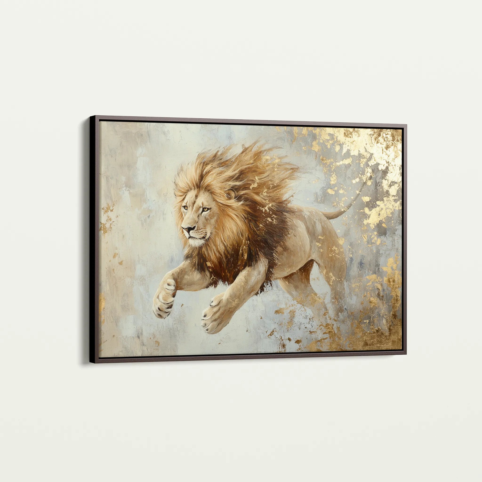 Animals 127 Canvas Art 18" x 24" / 45 x 60 cm / Black