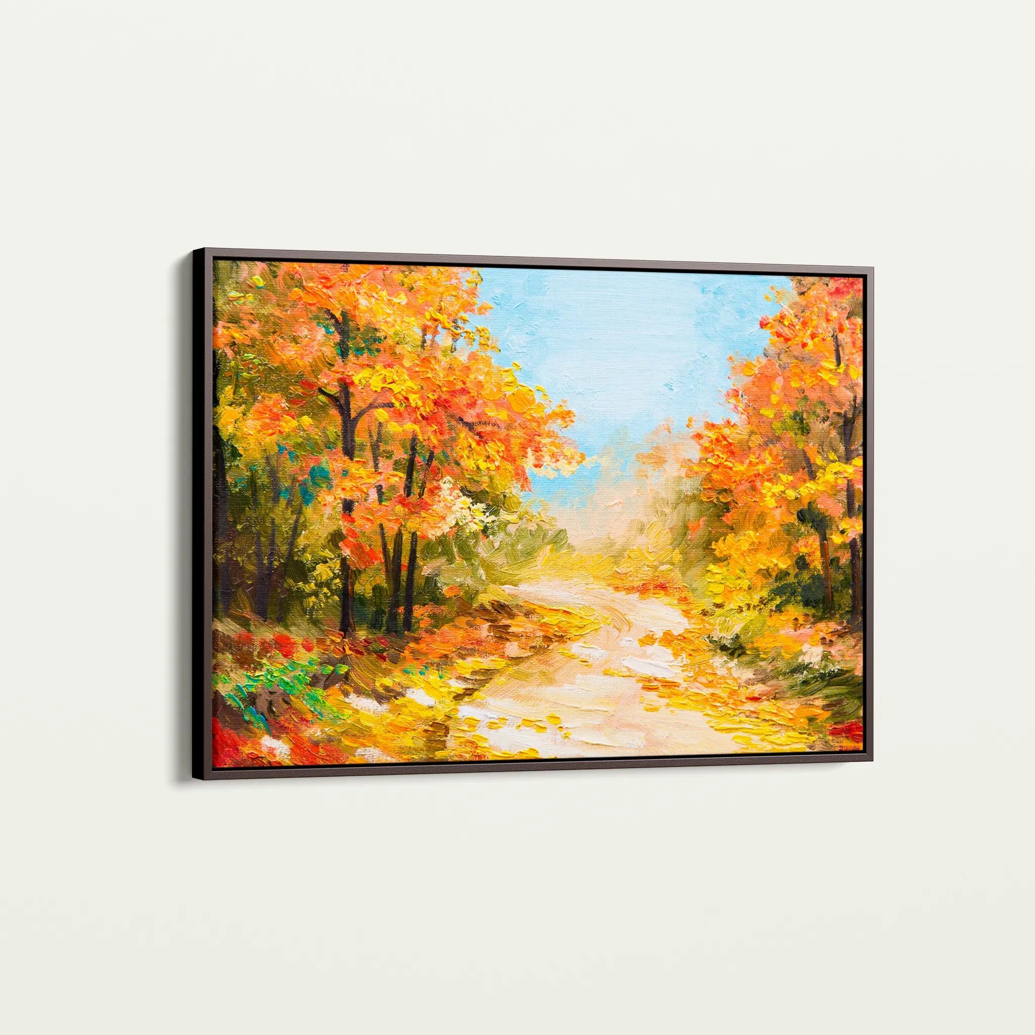 Landscape 127 Canvas Art 18" x 24" / 45 x 60 cm / Black