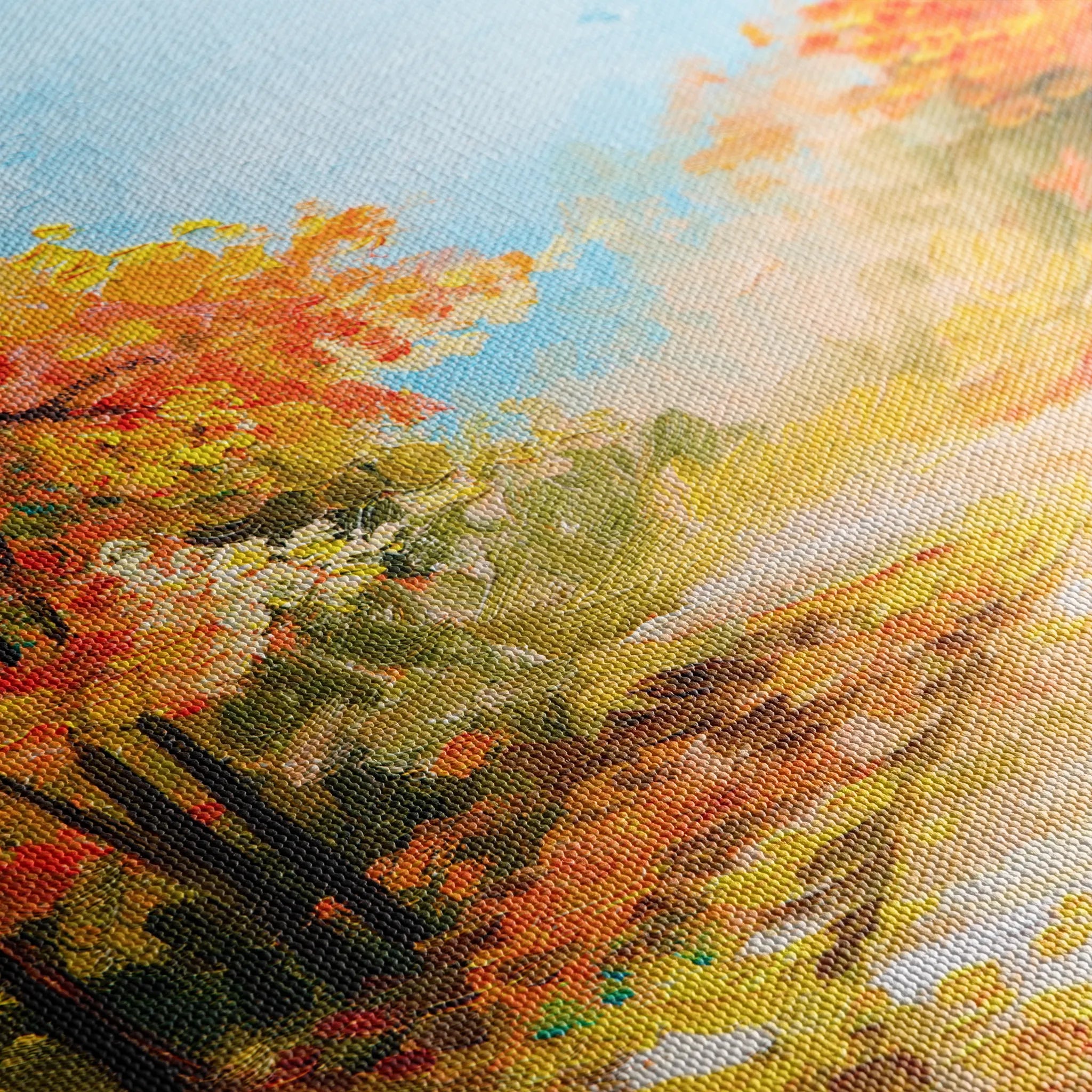 Landscape 127 Canvas Art 18" x 24" / 45 x 60 cm / Black