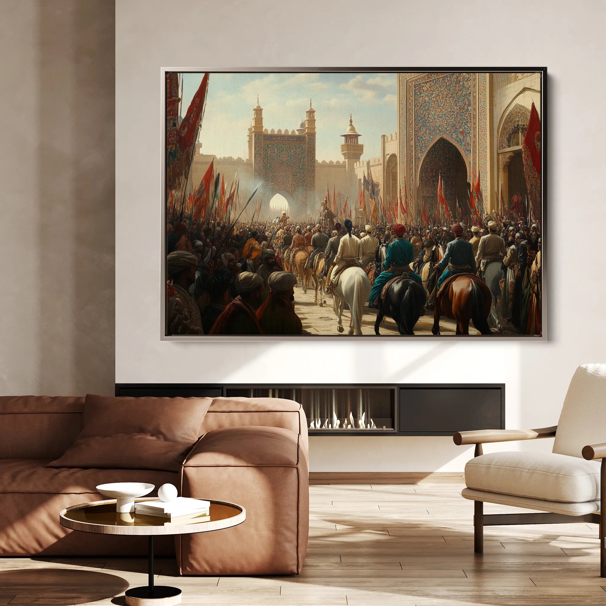 Orientalist 127 Canvas Art 18" x 24" / 45 x 60 cm / Black