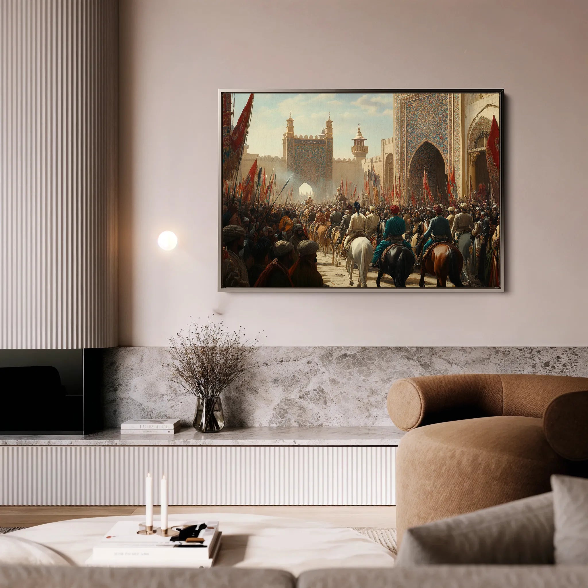 Orientalist 127 Canvas Art 18" x 24" / 45 x 60 cm / Black
