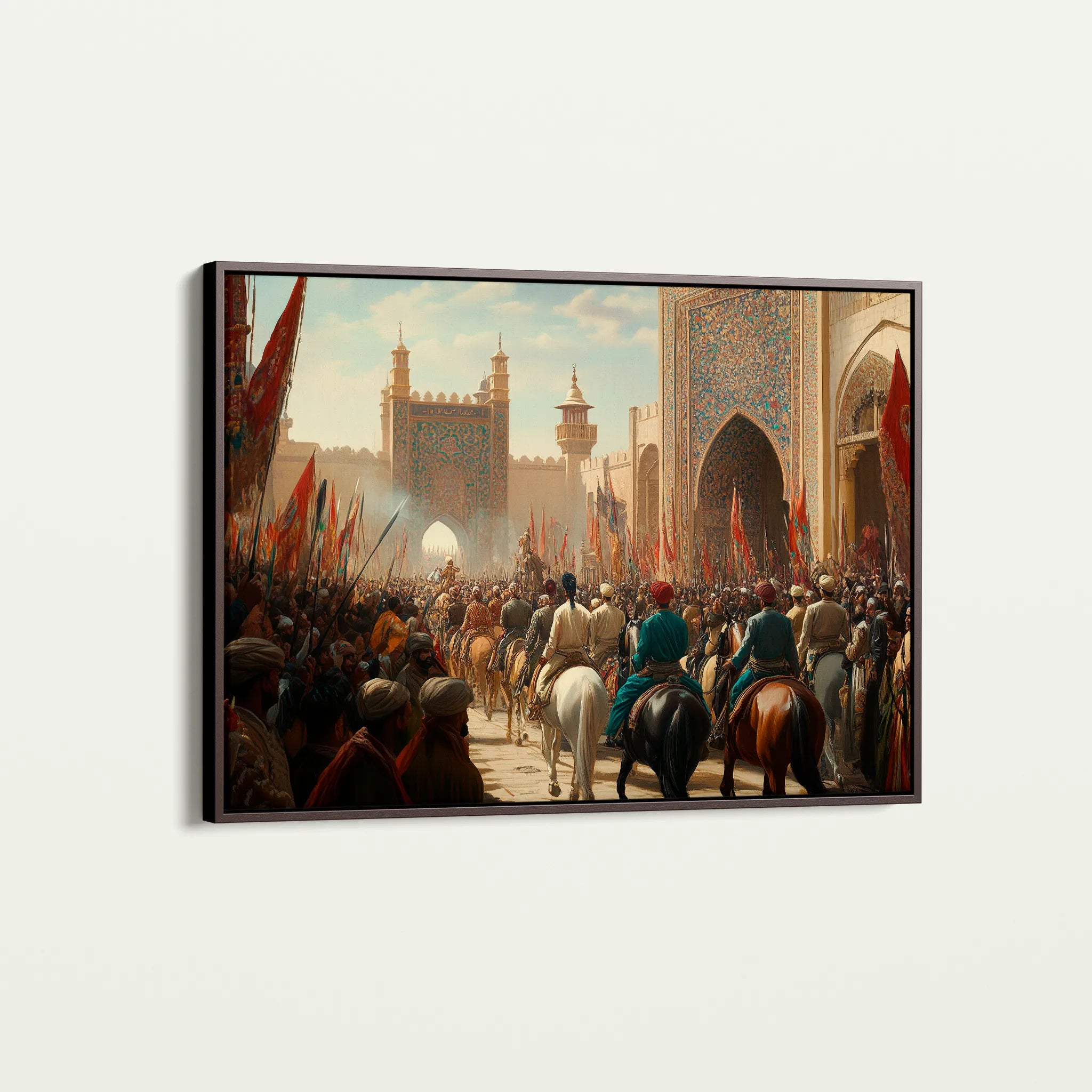 Orientalist 127 Canvas Art 18" x 24" / 45 x 60 cm / Black
