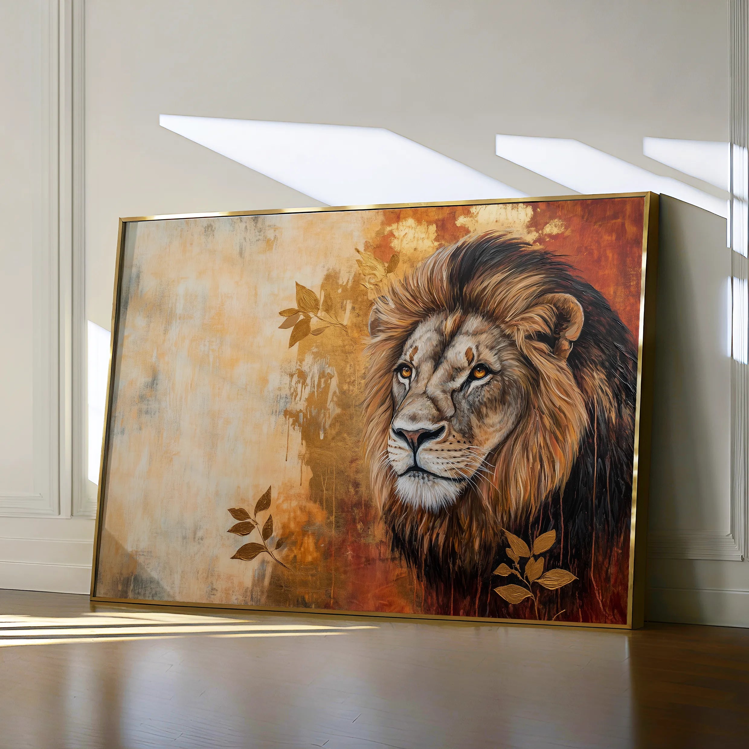 Animals 128 Canvas Art 18" x 24" / 45 x 60 cm / Black