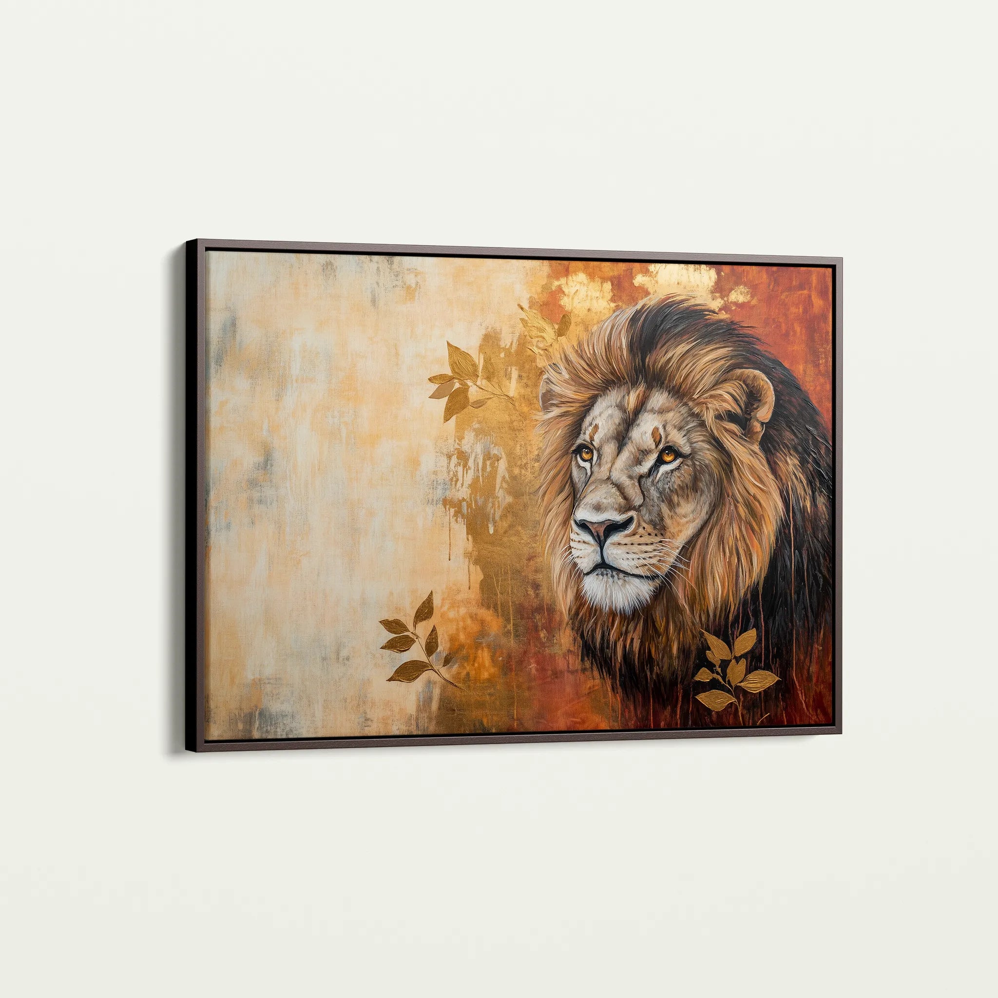 Animals 128 Canvas Art 18" x 24" / 45 x 60 cm / Black