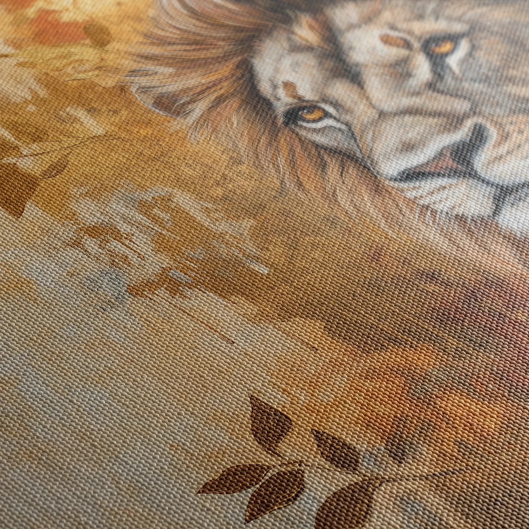 Animals 128 Canvas Art 18" x 24" / 45 x 60 cm / Black