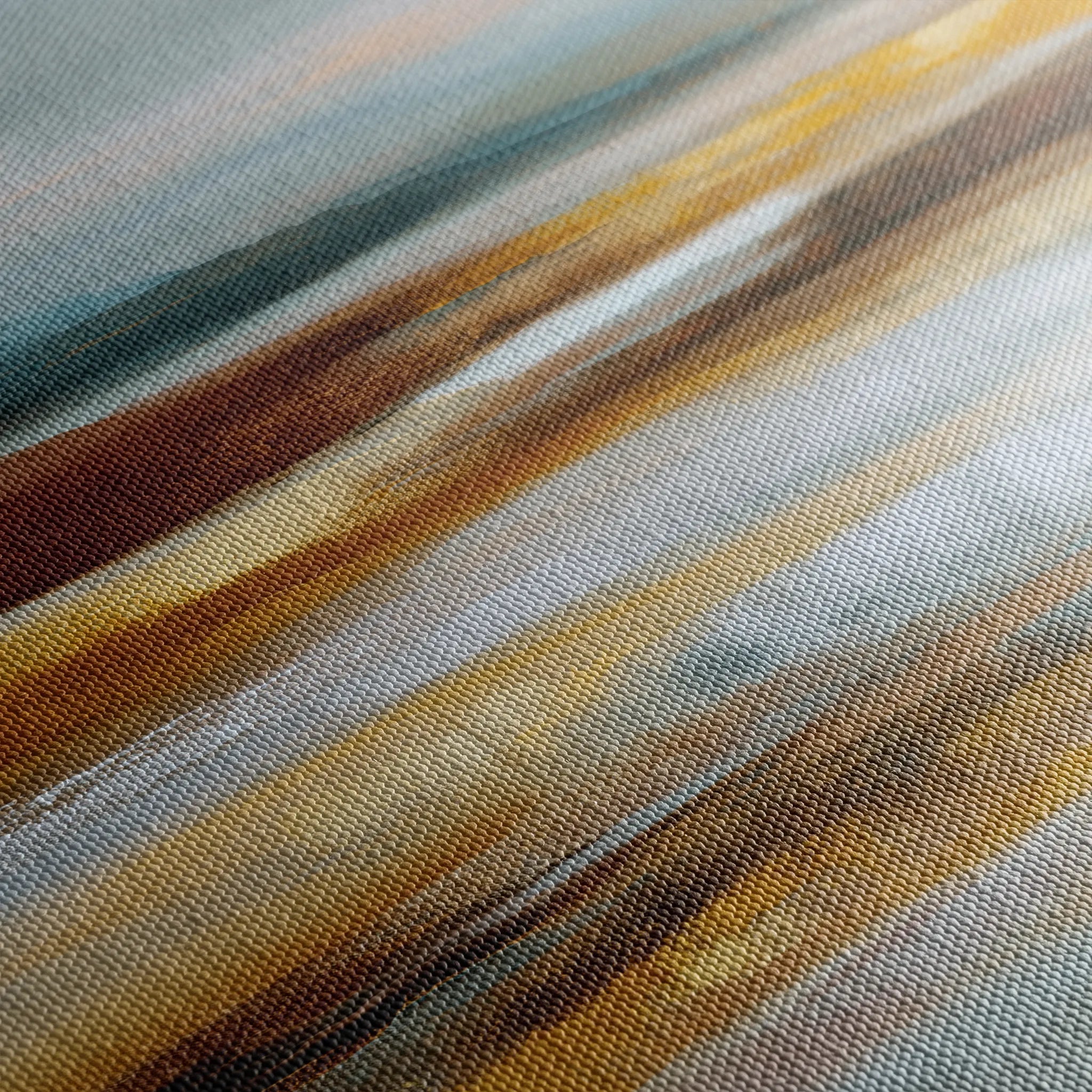 Abstract 1288 Canvas Art 16" x 16" / 40 x 40 cm / Black